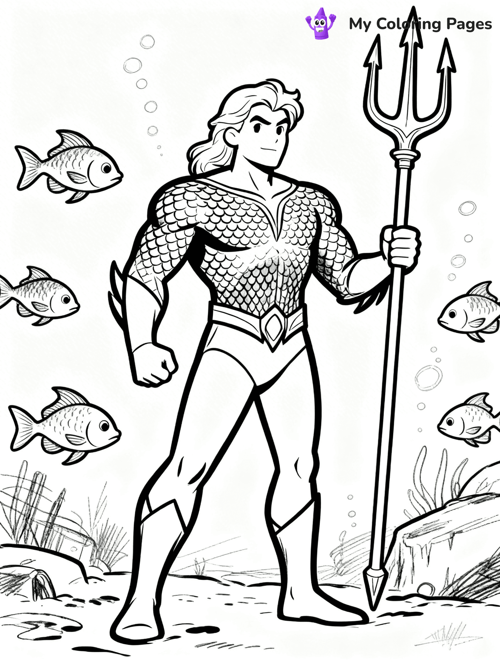 Aquaman Coloring Pages - 7