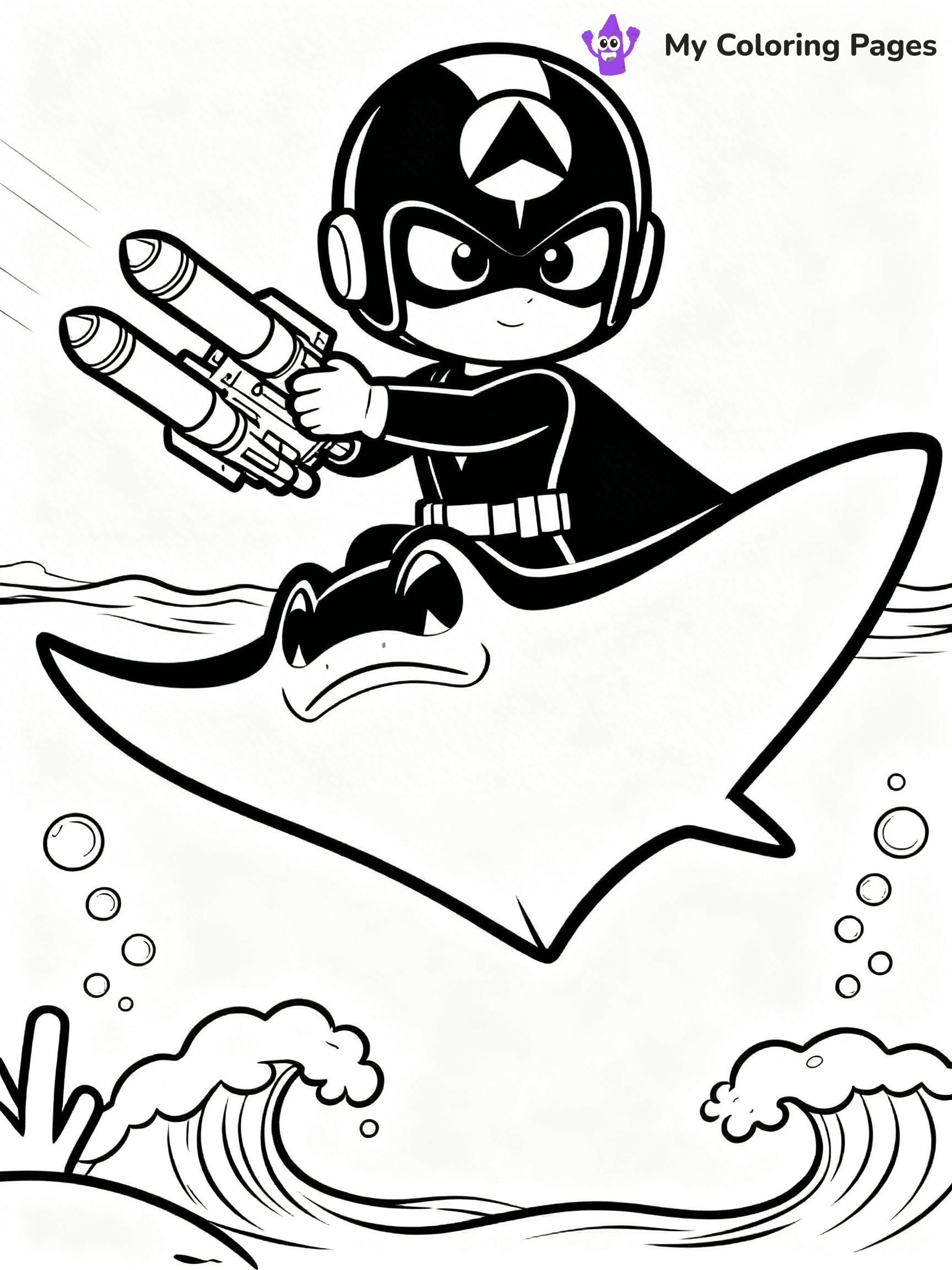 Aquaman Coloring Pages - 1