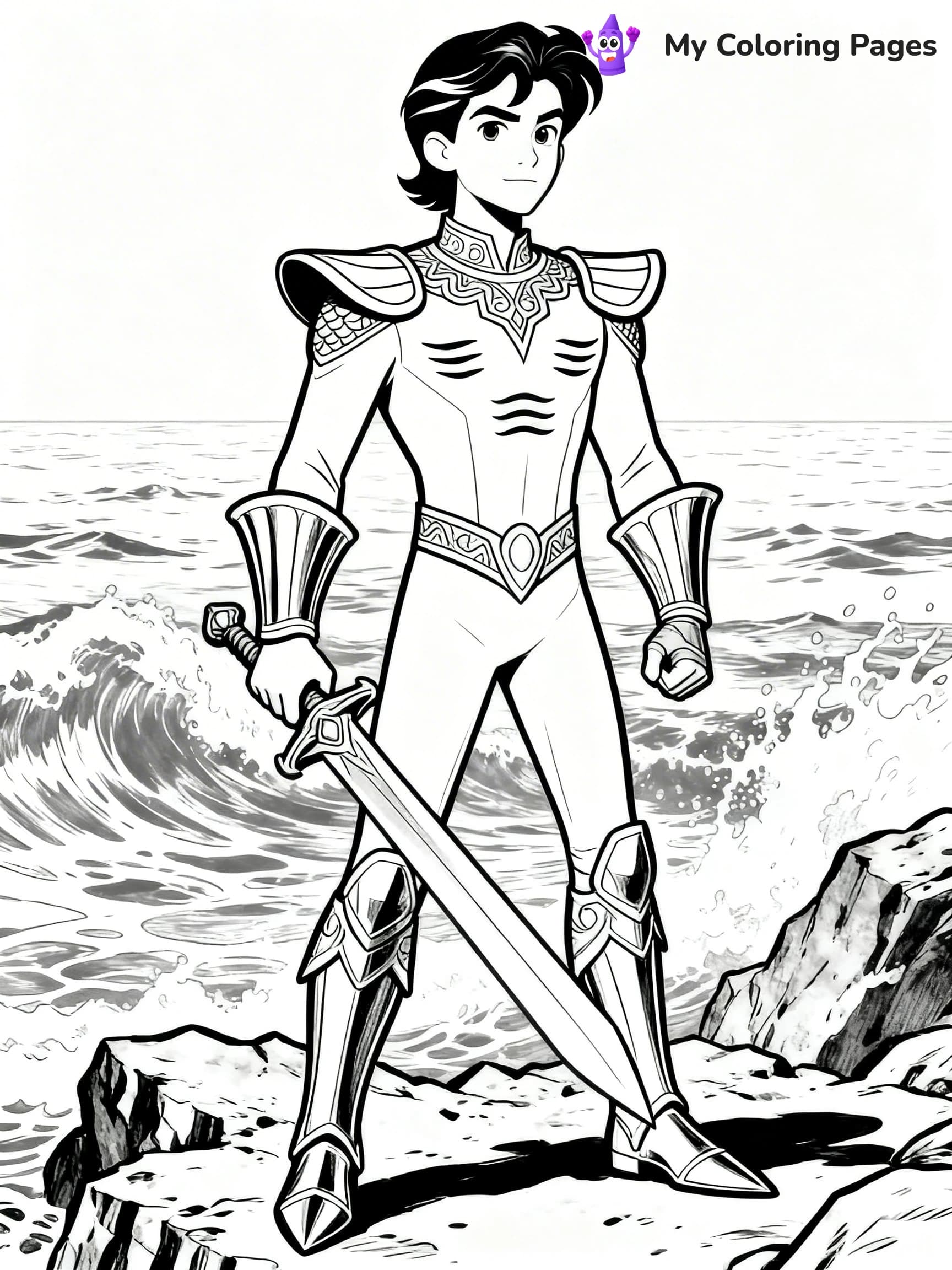 Aquaman Coloring Pages - 24