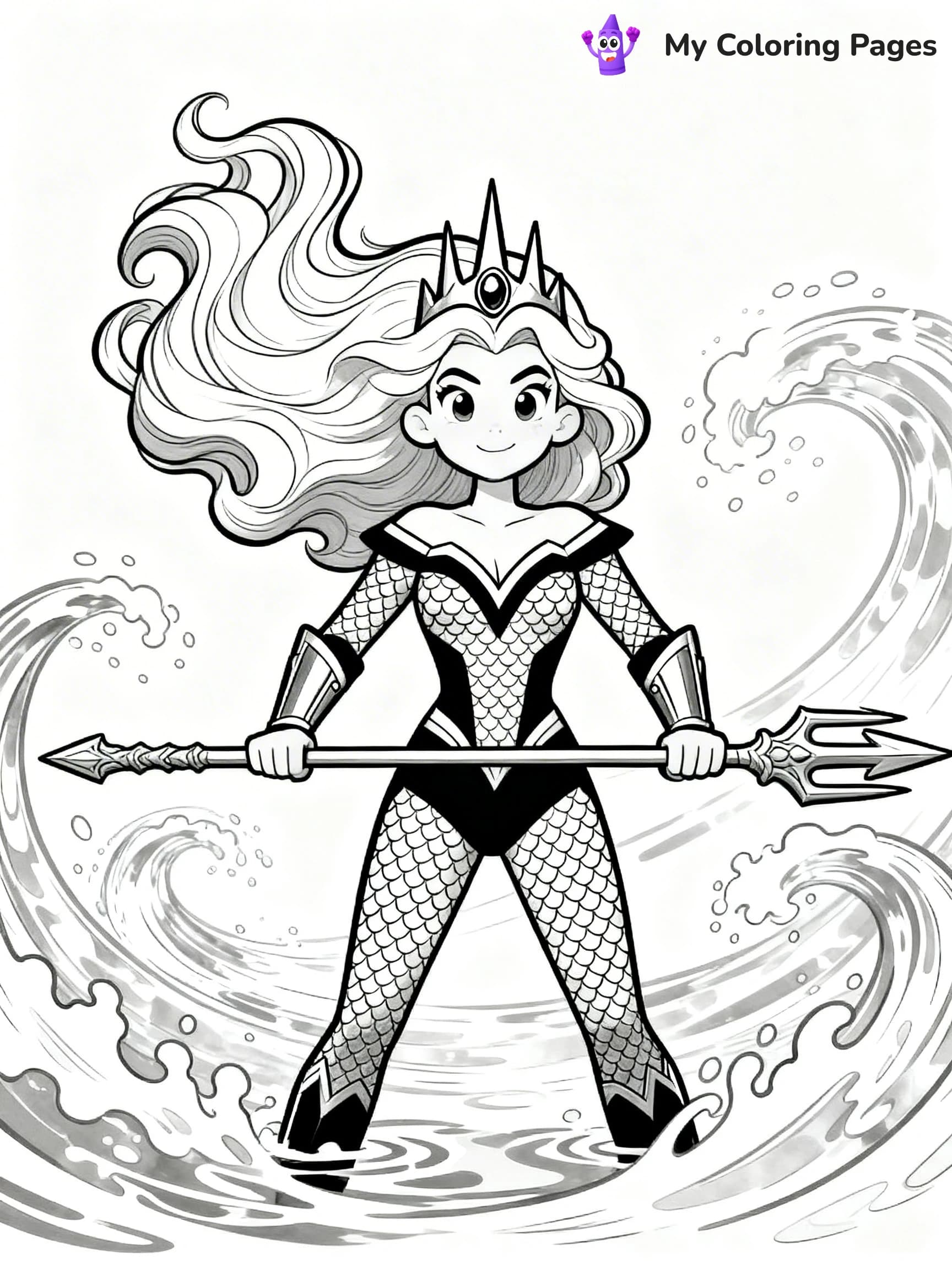 Aquaman Coloring Pages - 23
