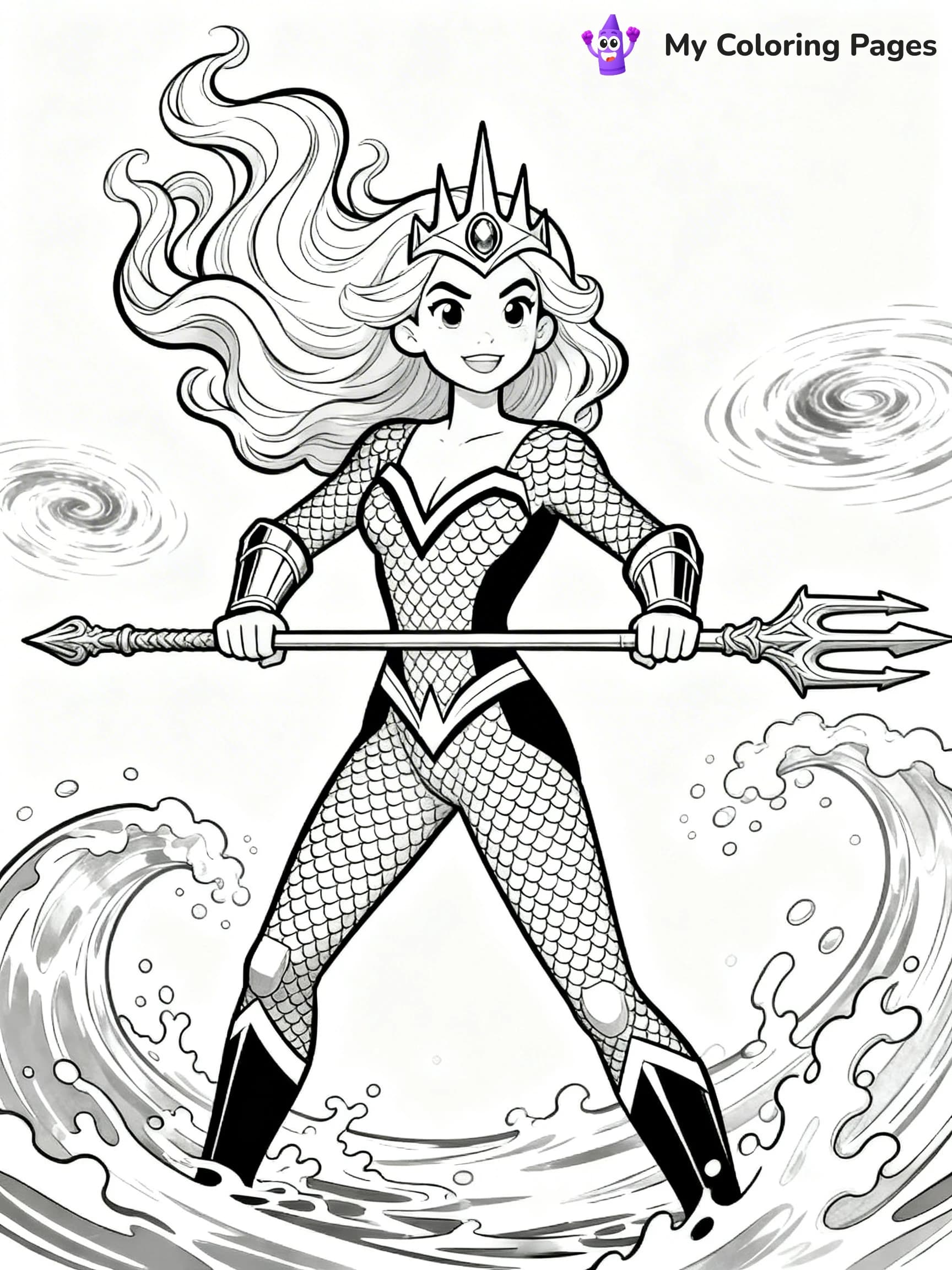 Aquaman Coloring Pages - 22