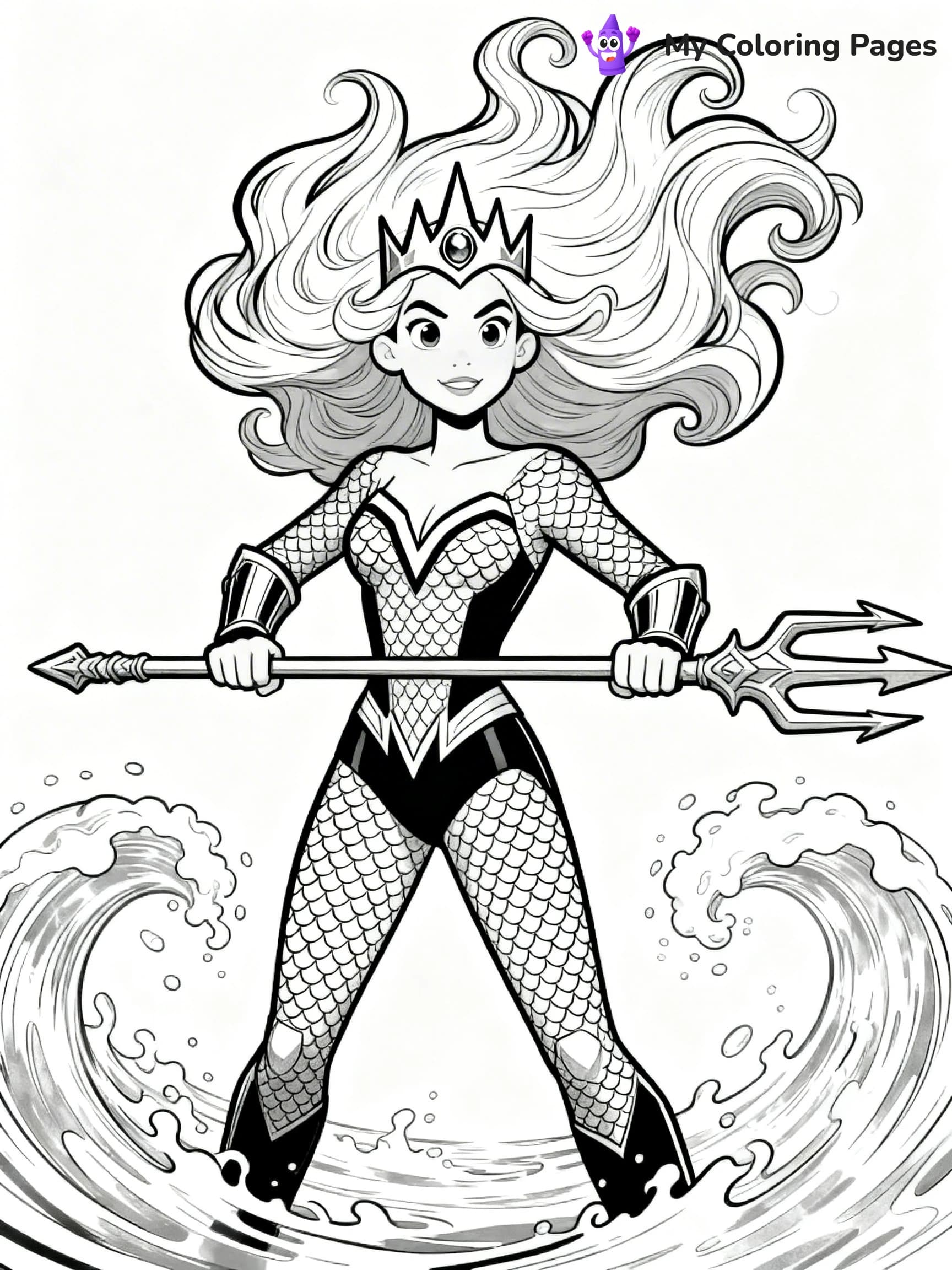 Aquaman Coloring Pages - 20