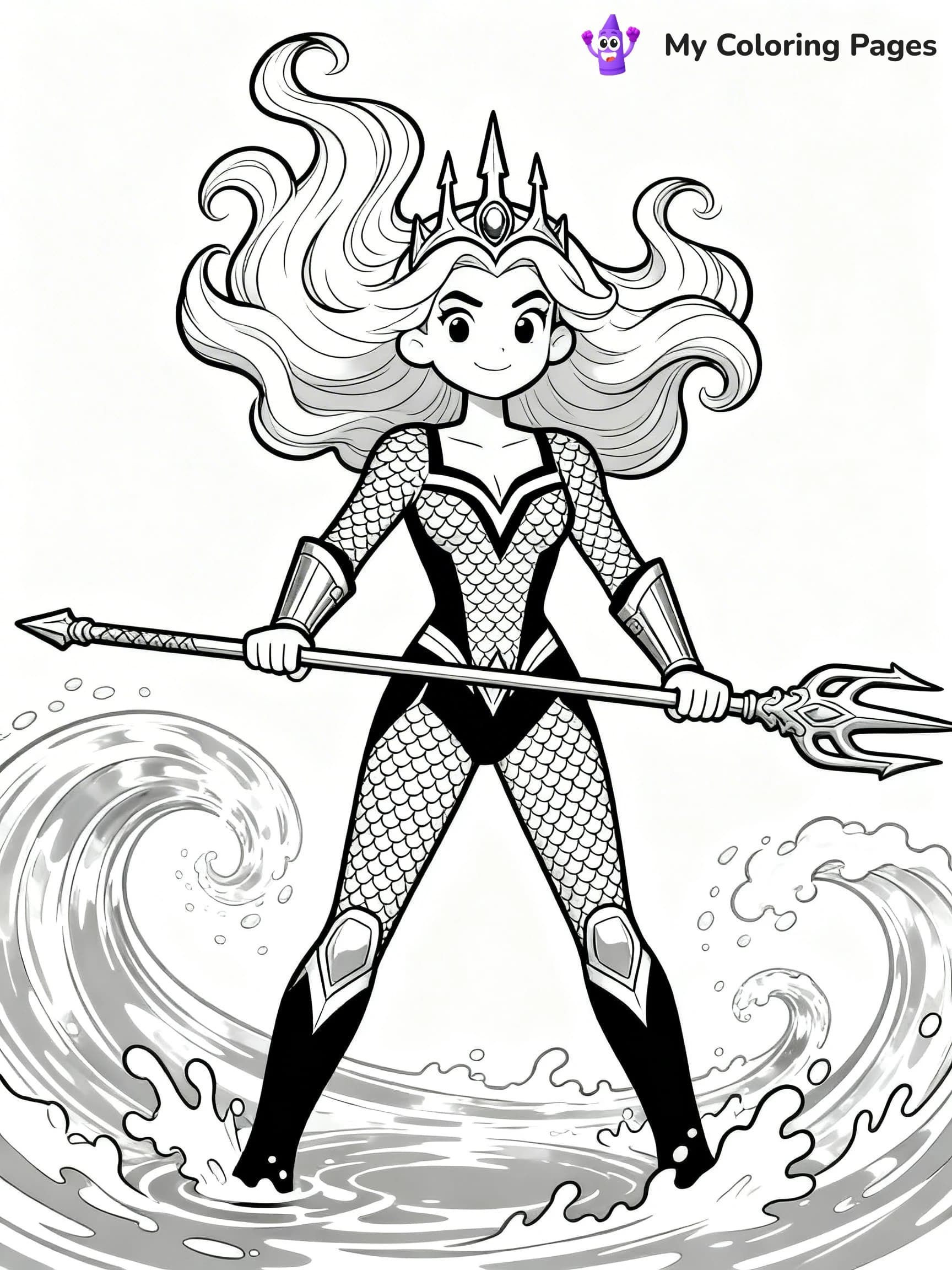 Aquaman Coloring Pages - 19