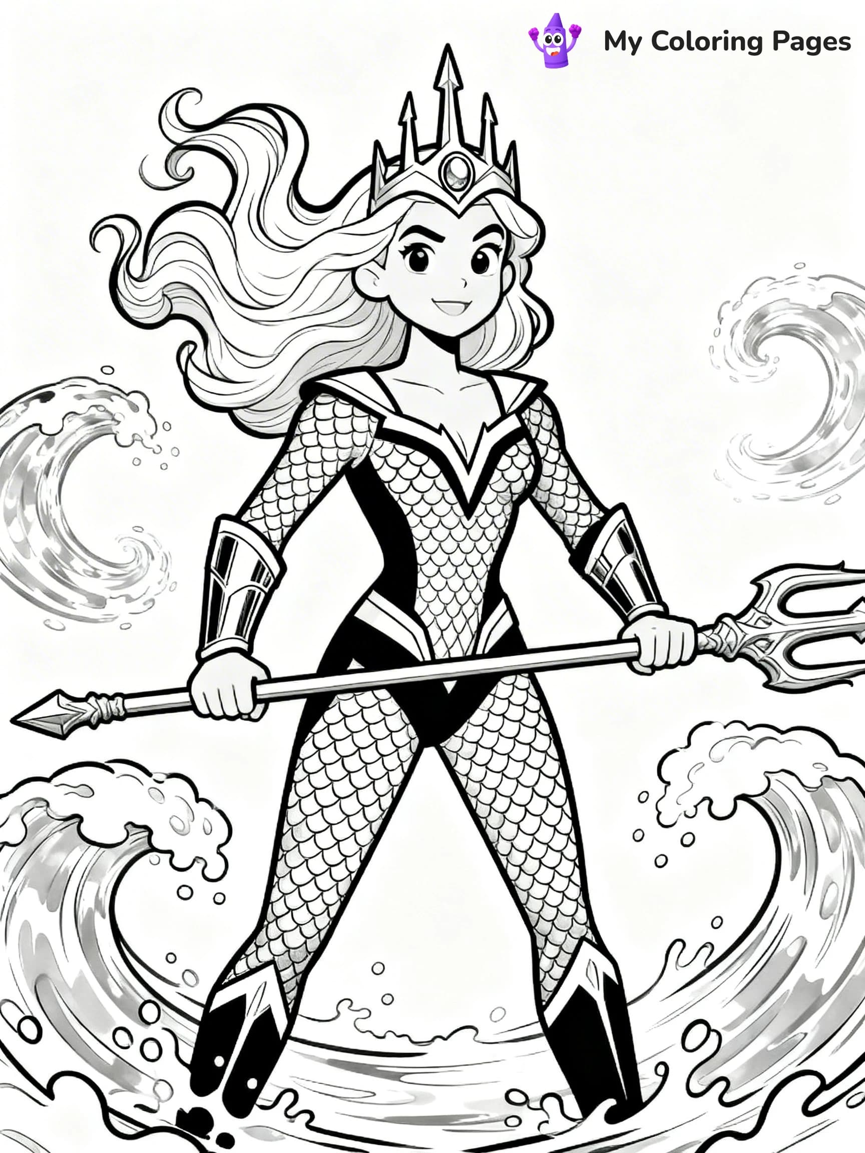 Aquaman Coloring Pages - 18