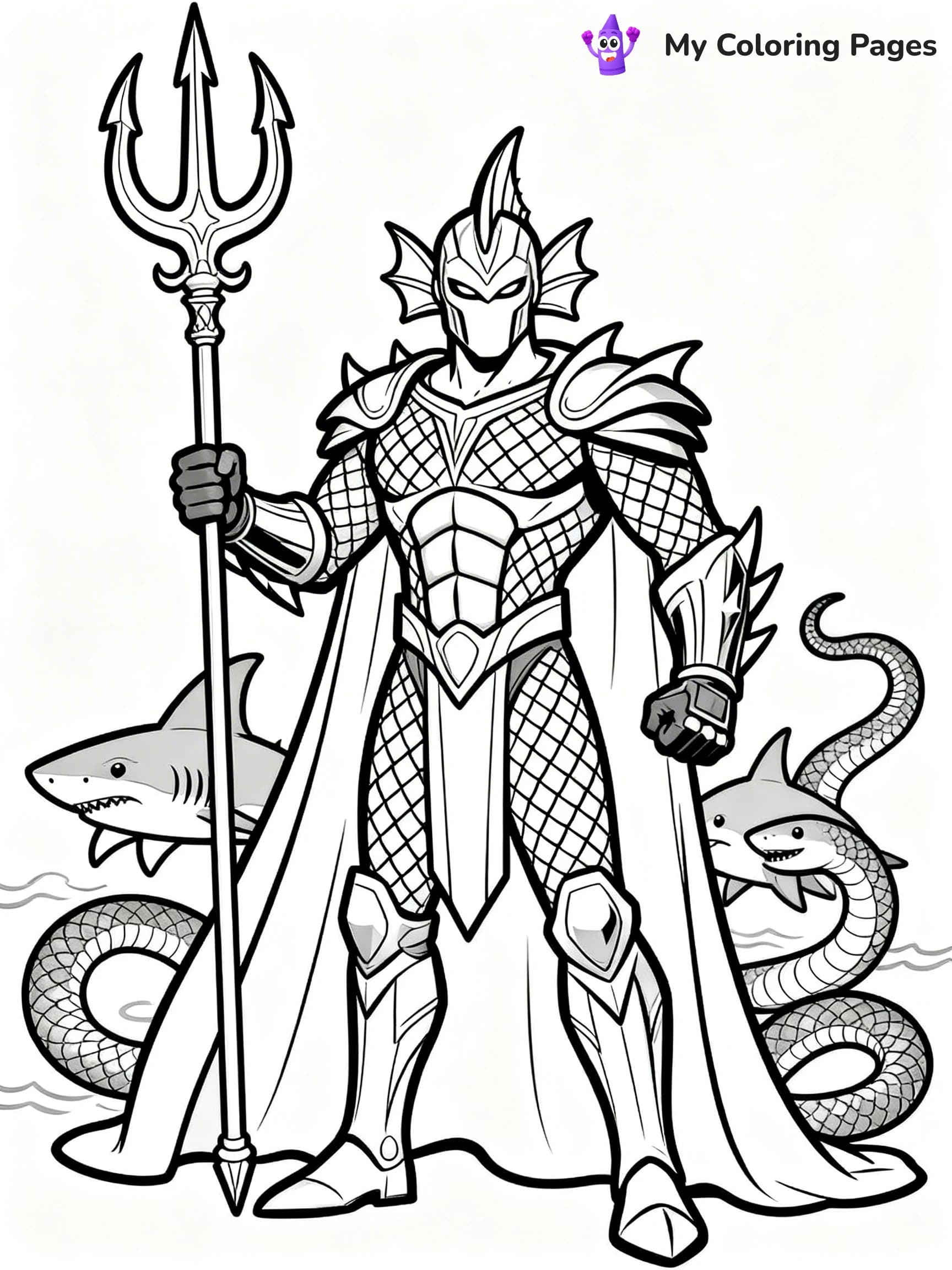 Aquaman Coloring Pages - 13