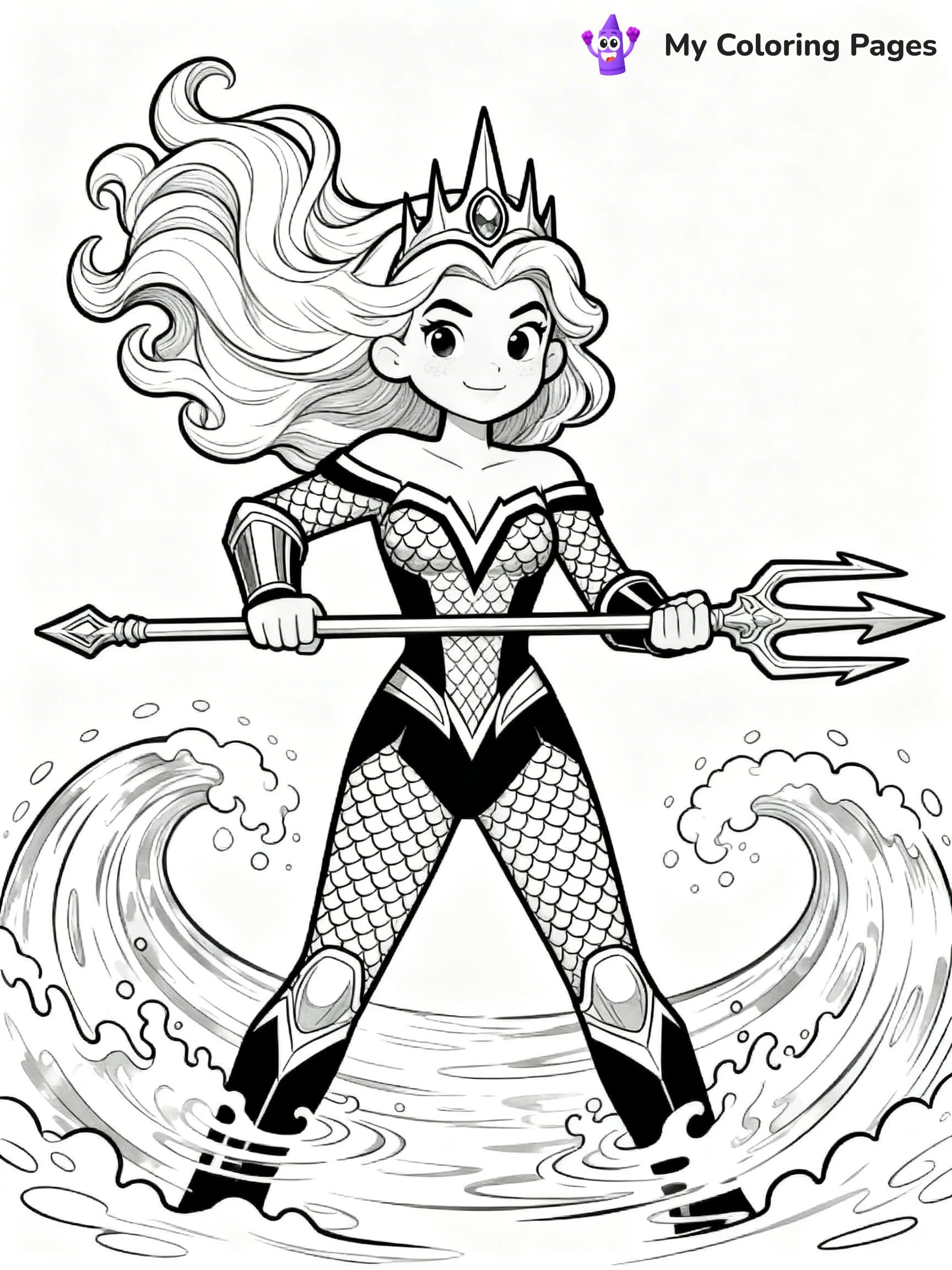 Aquaman Coloring Pages - 3