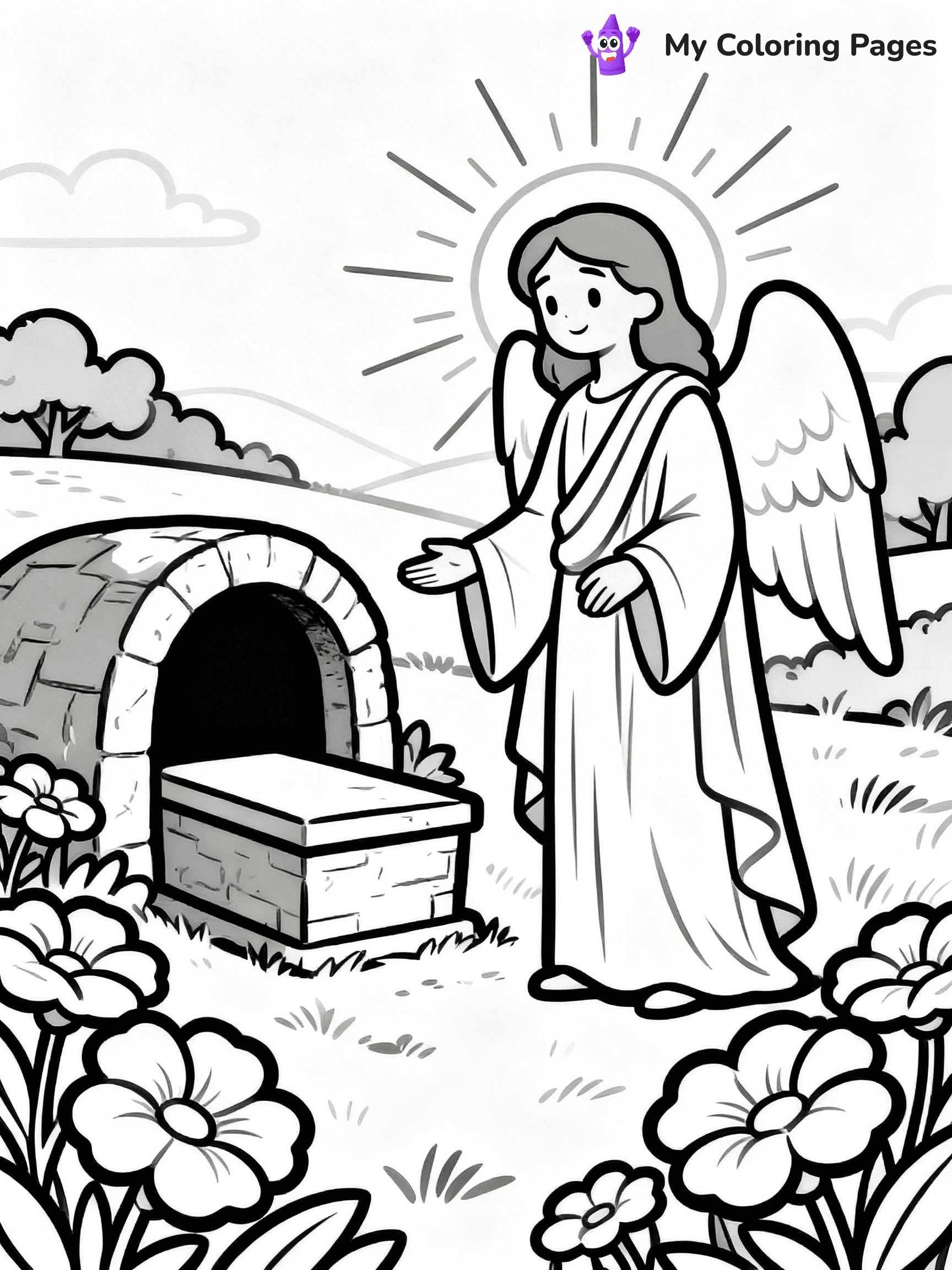 Empty Tomb Coloring Pages - 32
