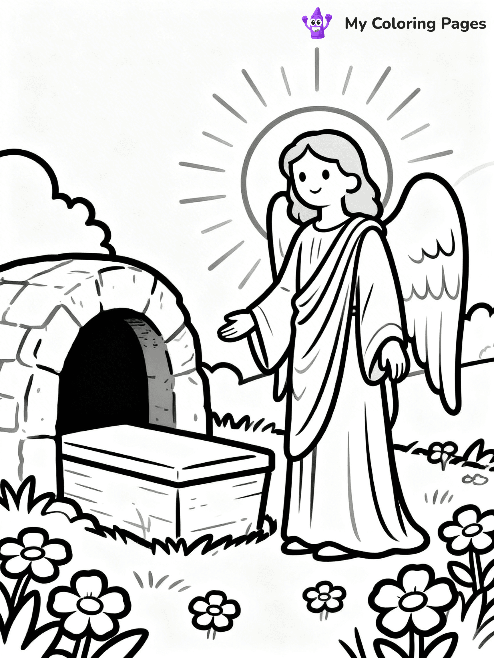 Empty Tomb Coloring Pages - 31