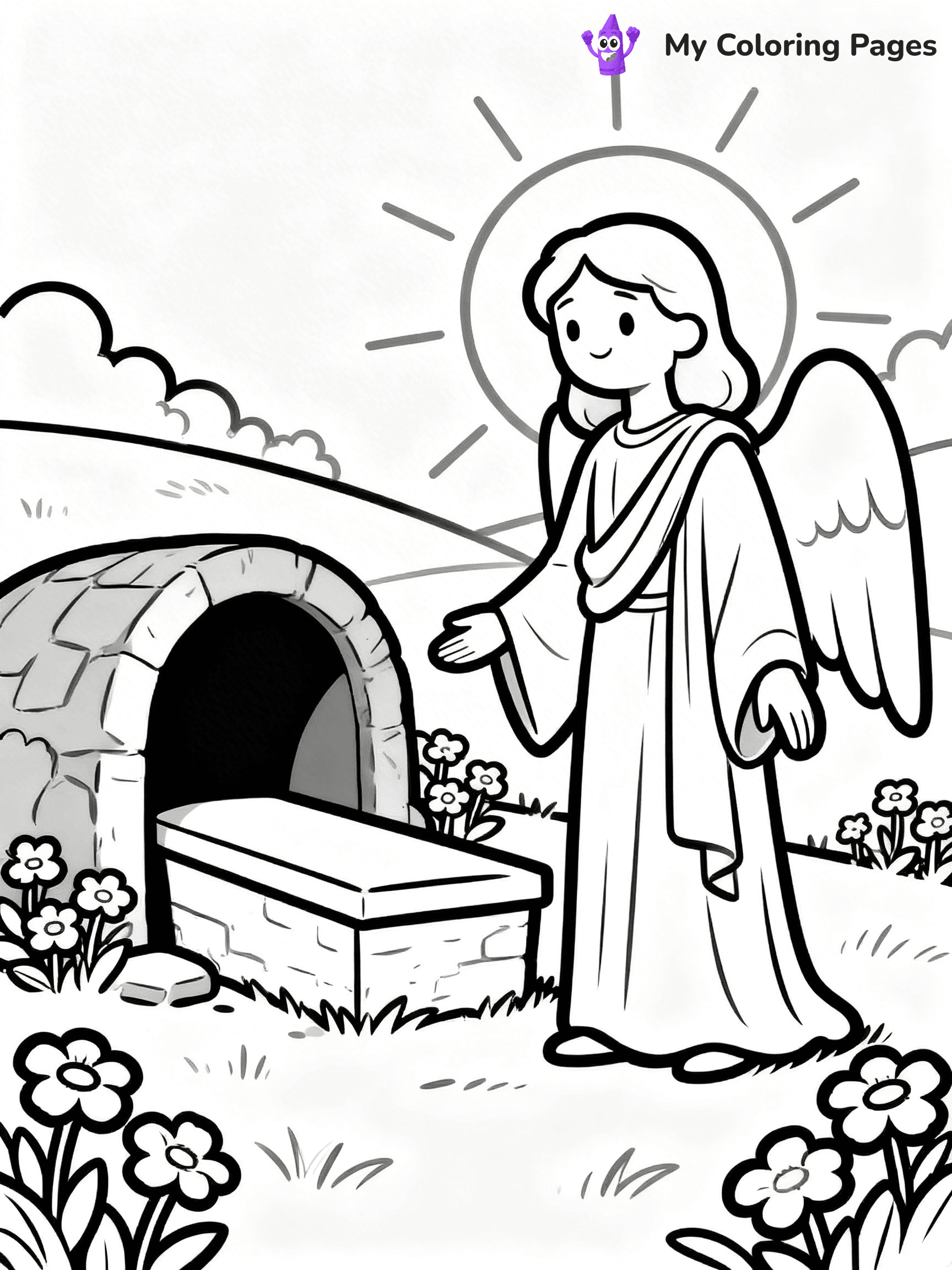 Empty Tomb Coloring Pages - 30