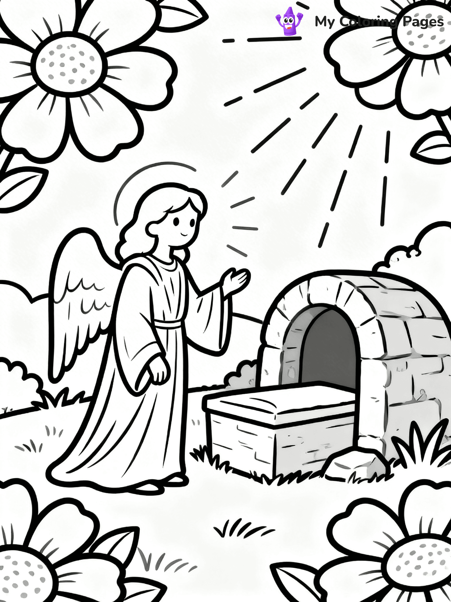 Empty Tomb Coloring Pages - 29