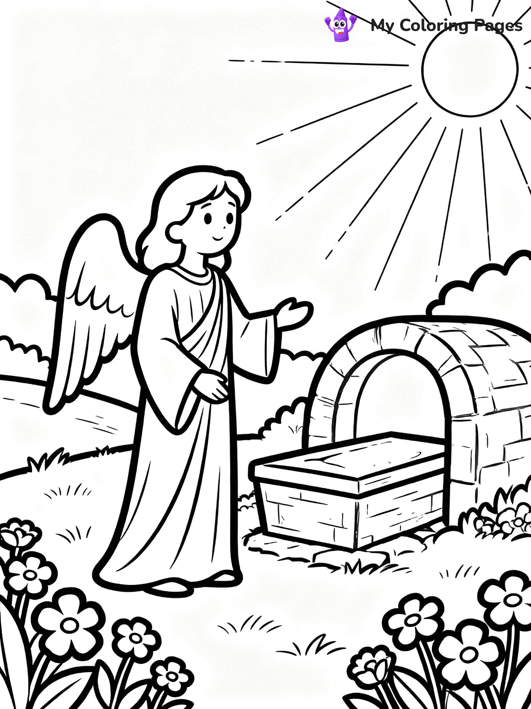 Empty Tomb Coloring Pages - 28