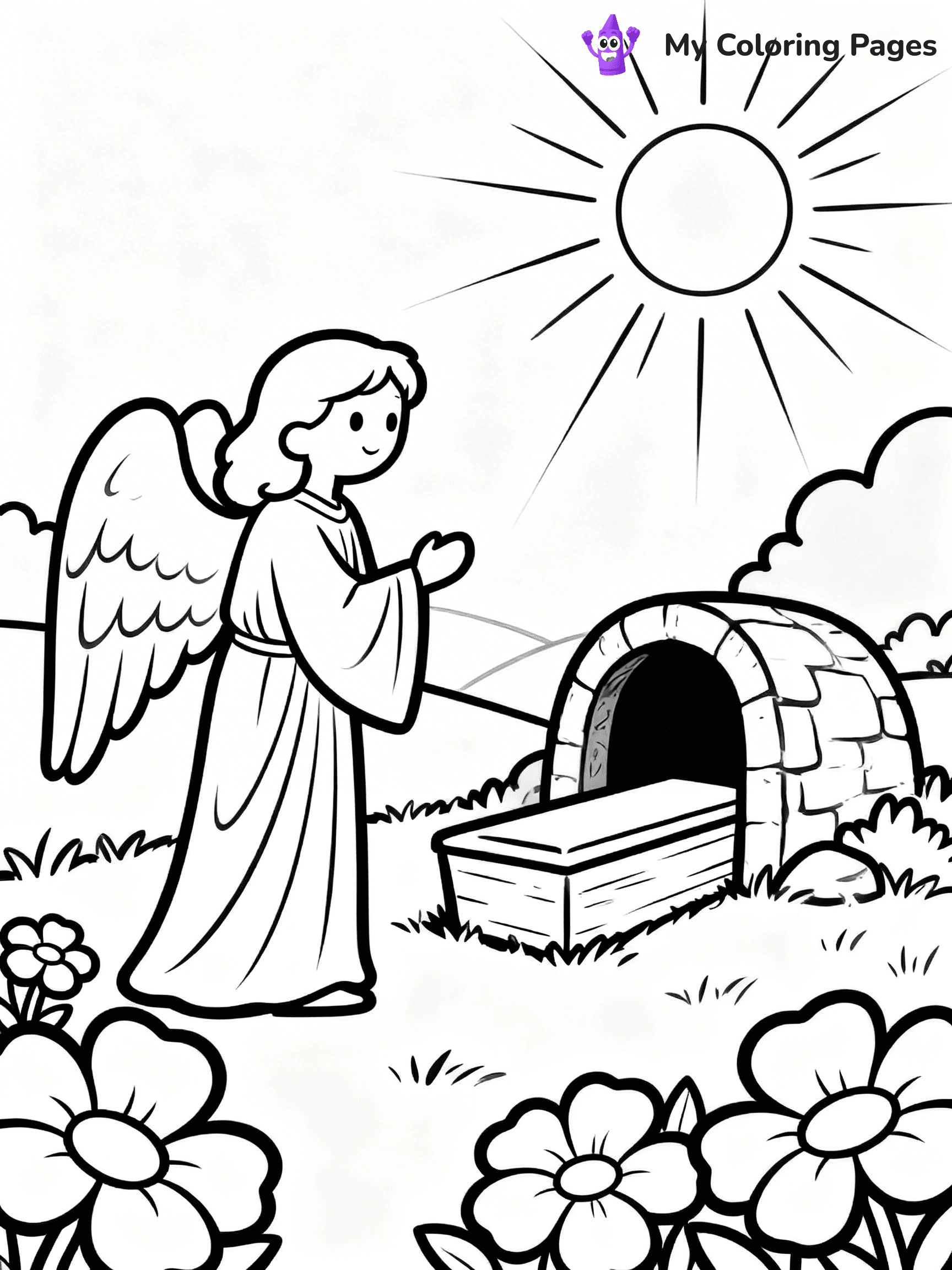 Empty Tomb Coloring Pages - 27