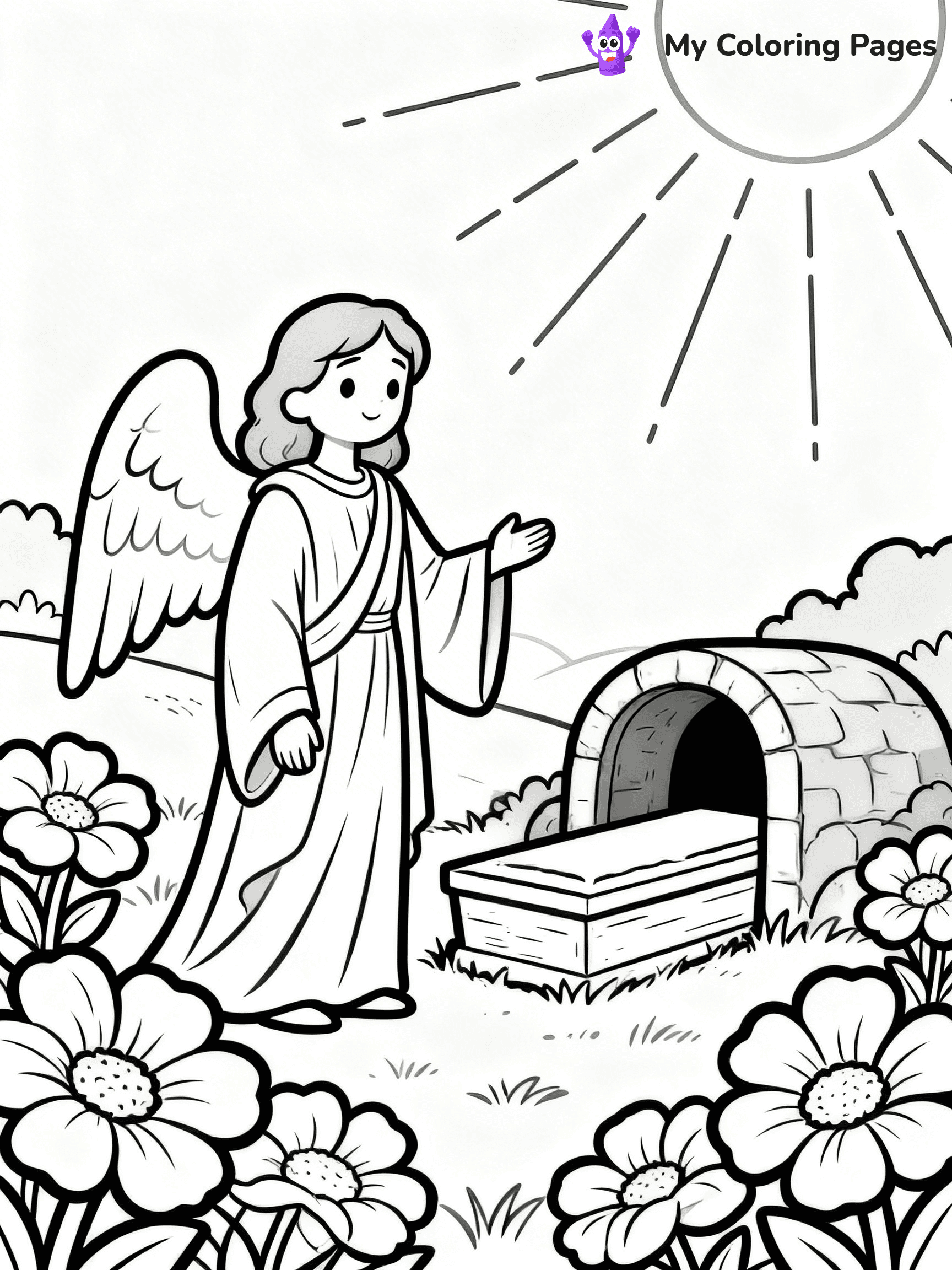 Empty Tomb Coloring Pages - 26