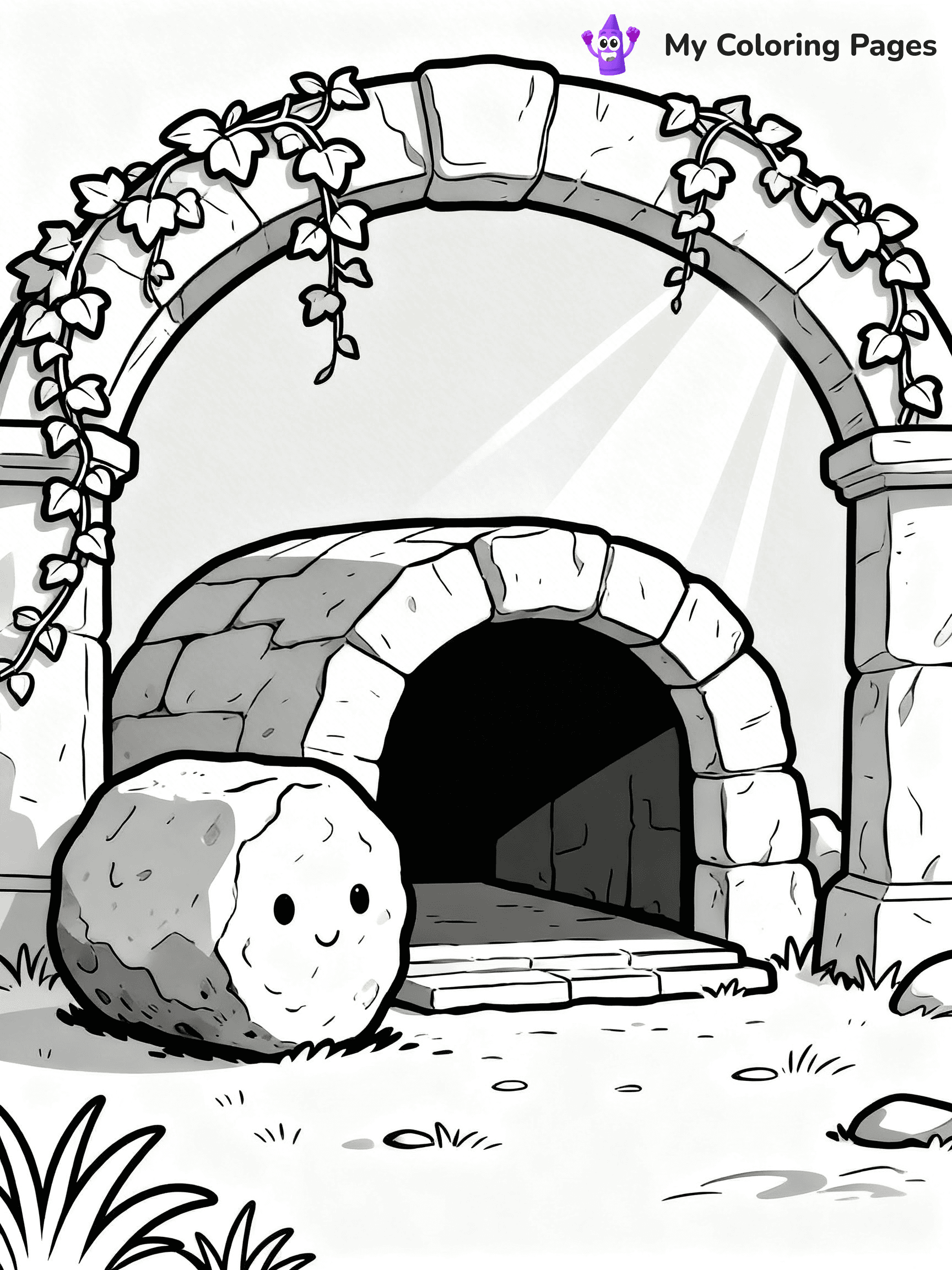 Empty Tomb Coloring Pages - 24
