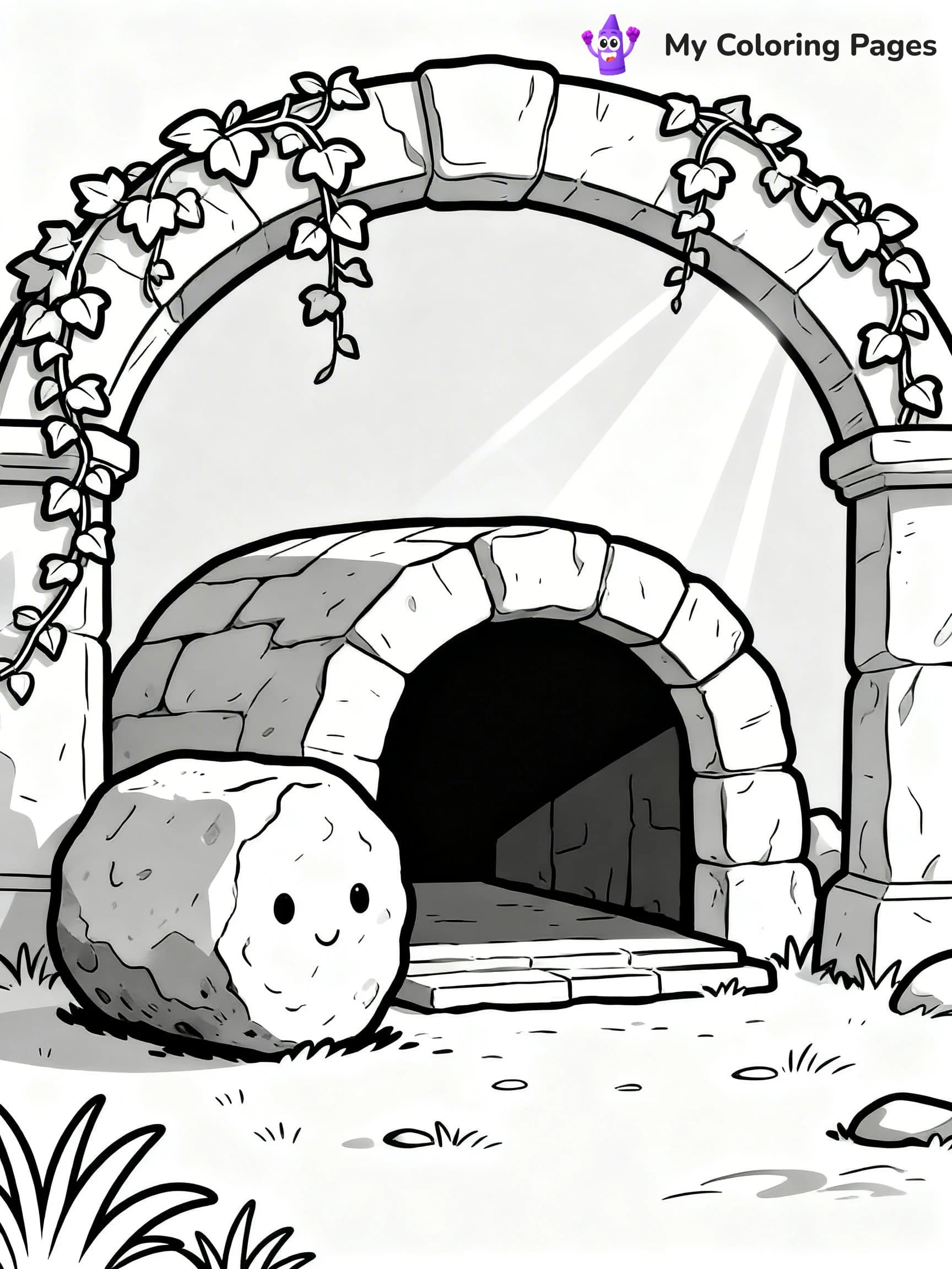 Empty Tomb Coloring Pages - 24