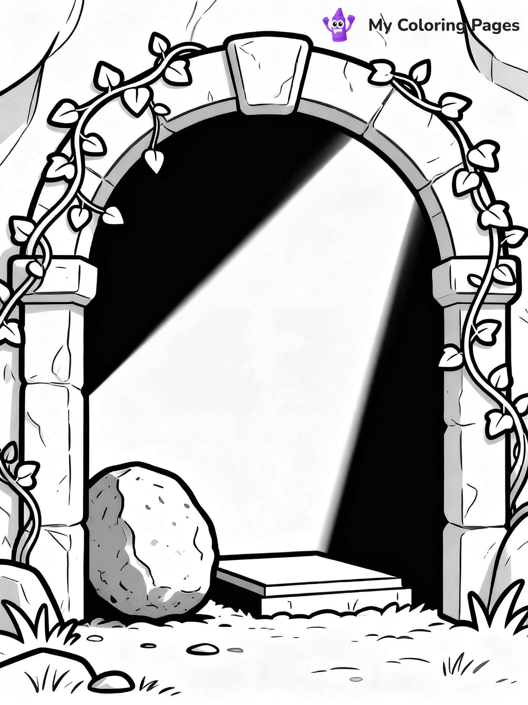 Empty Tomb Coloring Pages - 23