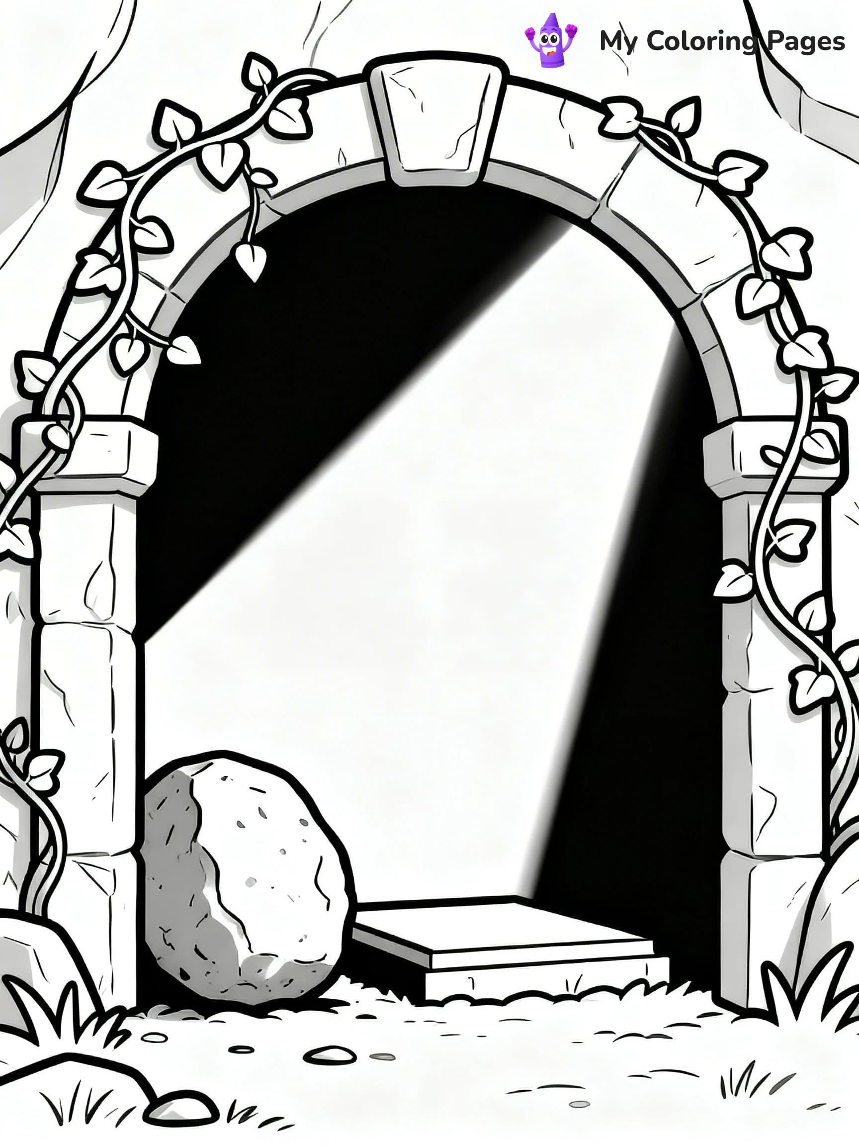 Empty Tomb Coloring Pages - 23