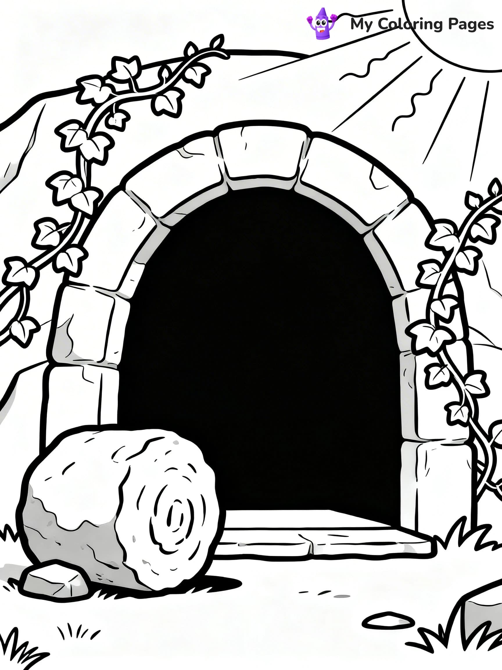 Empty Tomb Coloring Pages - 22