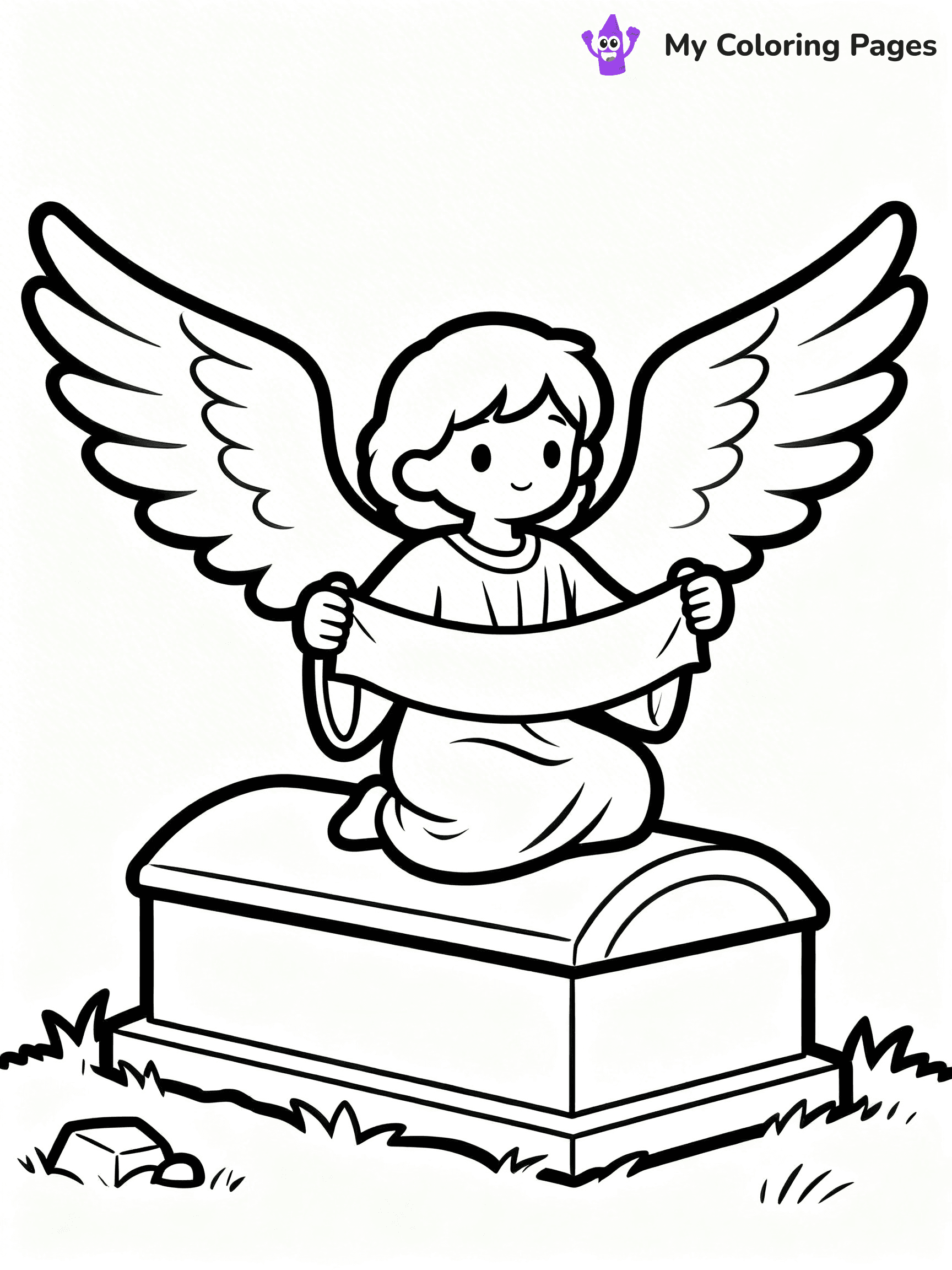 Empty Tomb Coloring Pages - 9