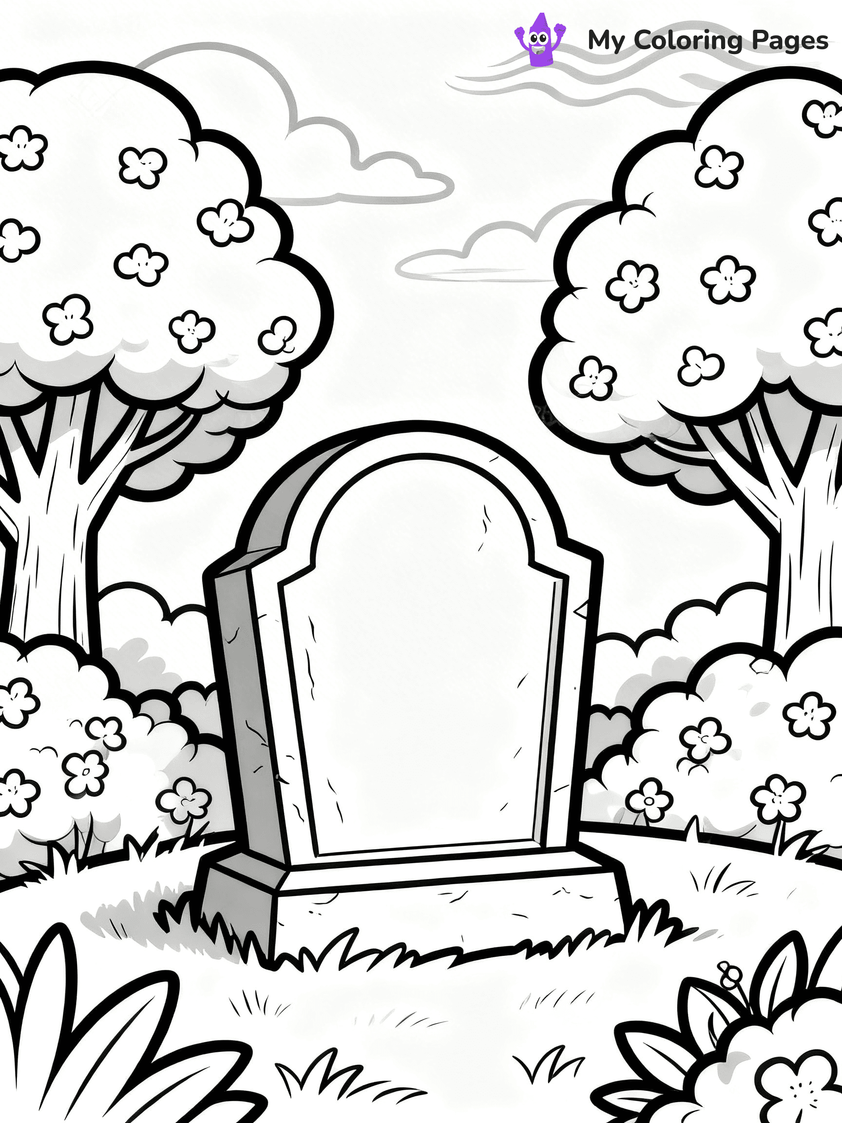 Empty Tomb Coloring Pages - 3