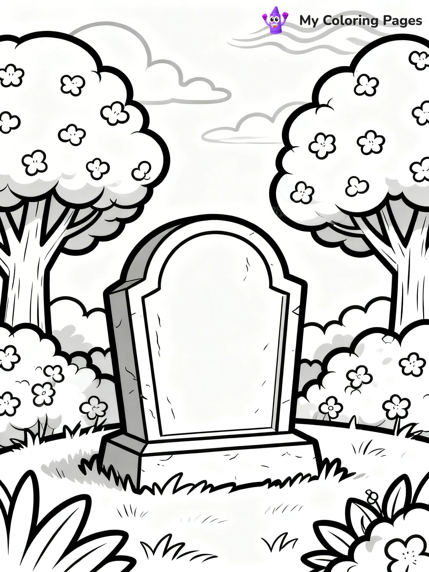 Empty Tomb Coloring Pages - 3