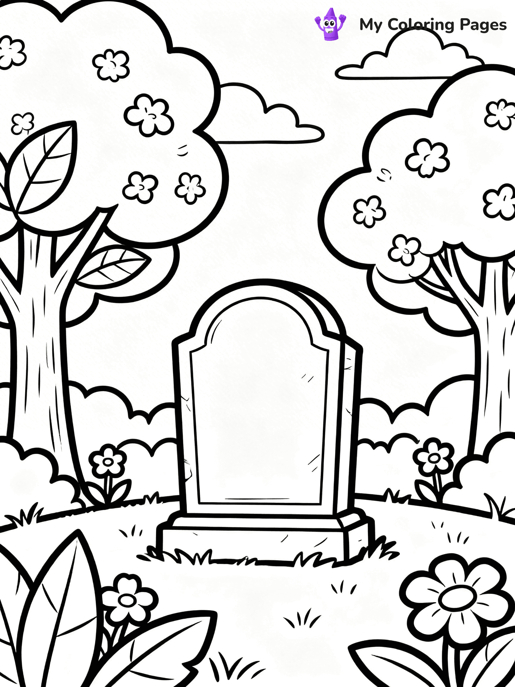 Empty Tomb Coloring Pages - 2