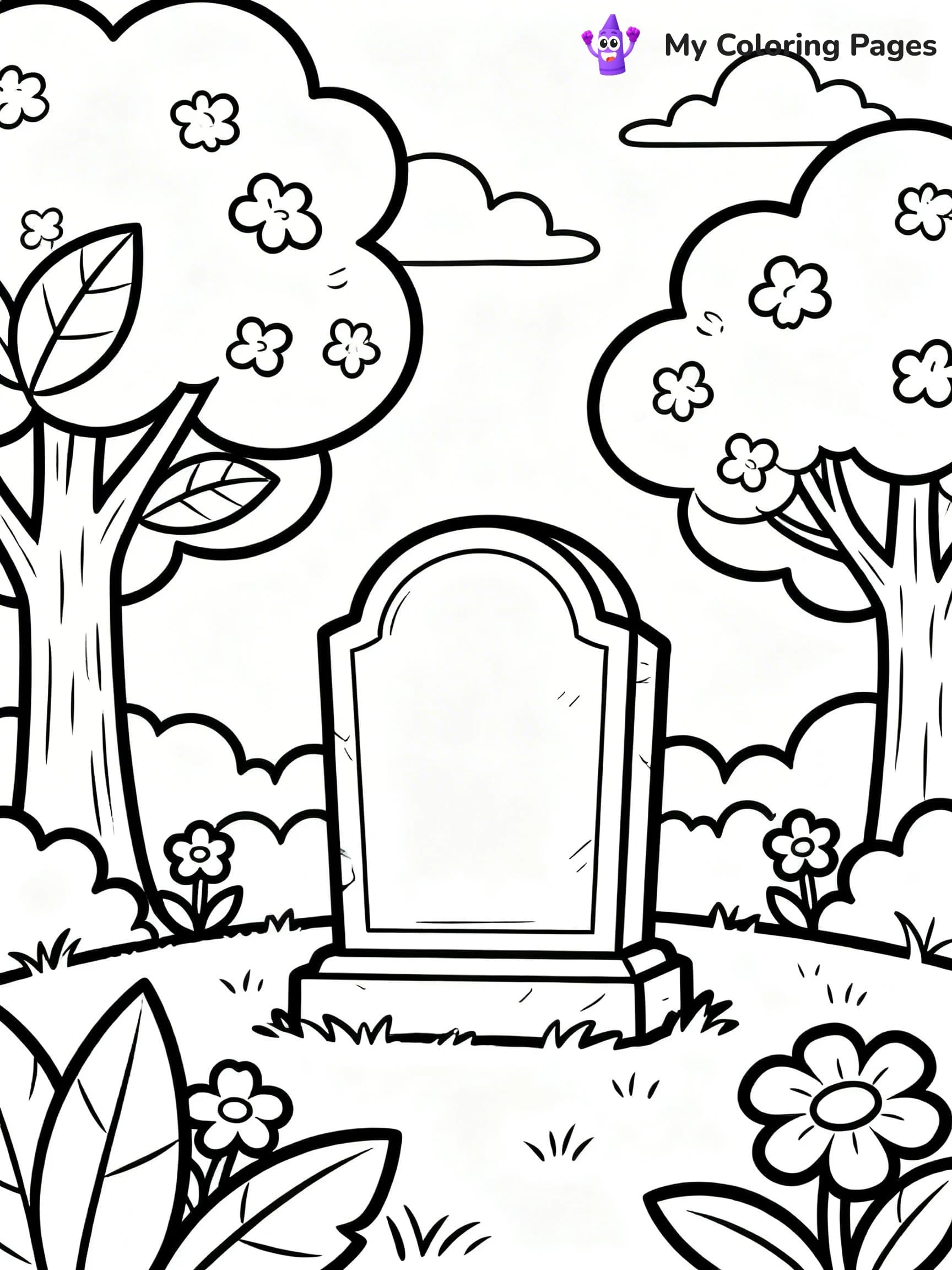 Empty Tomb Coloring Pages - 2