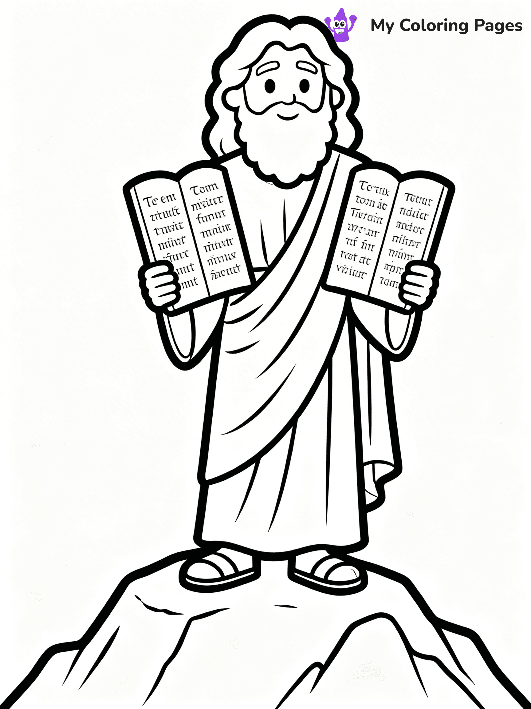 Baby Moses Coloring Pages - 32