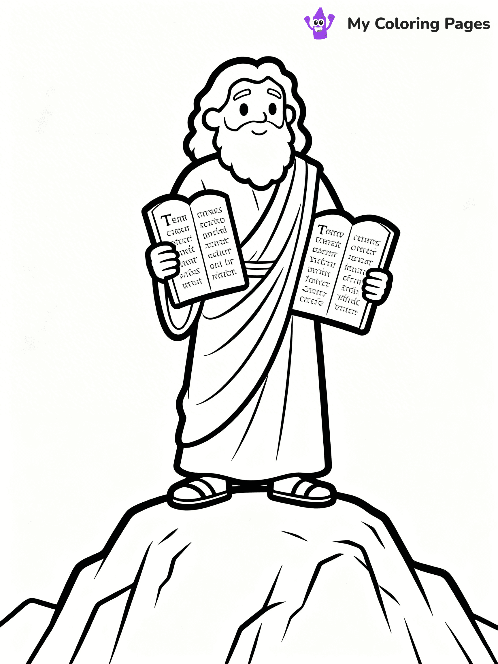 Baby Moses Coloring Pages - 31