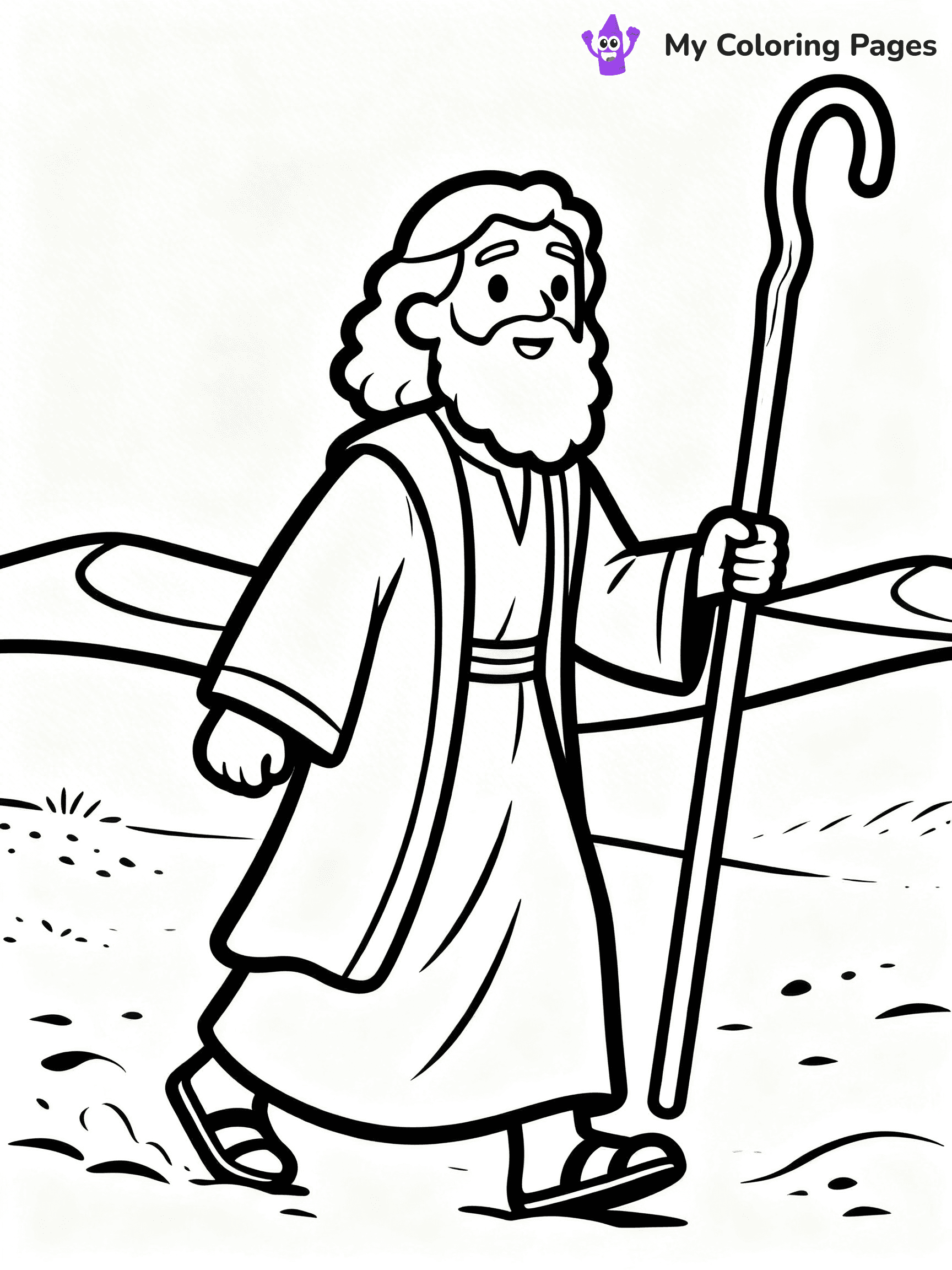 Baby Moses Coloring Pages - 9