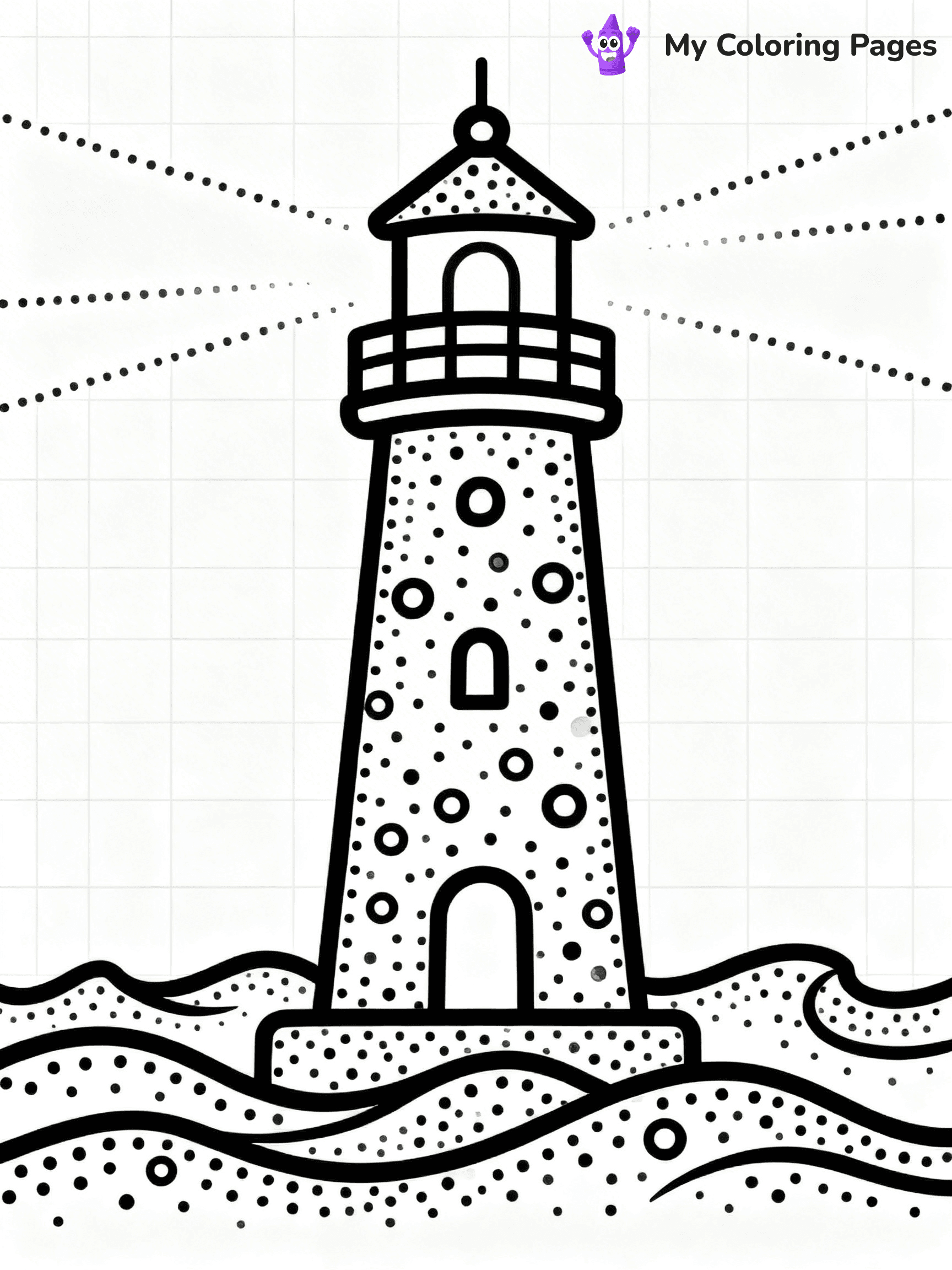 Dot Coloring Pages - 10
