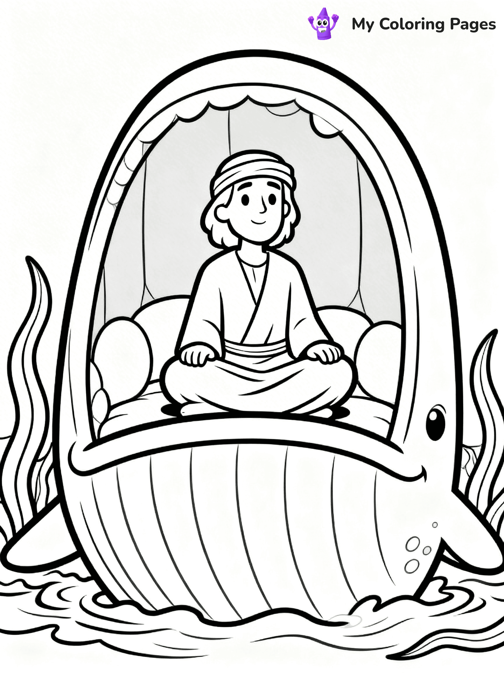 Jonah Coloring Pages - 16