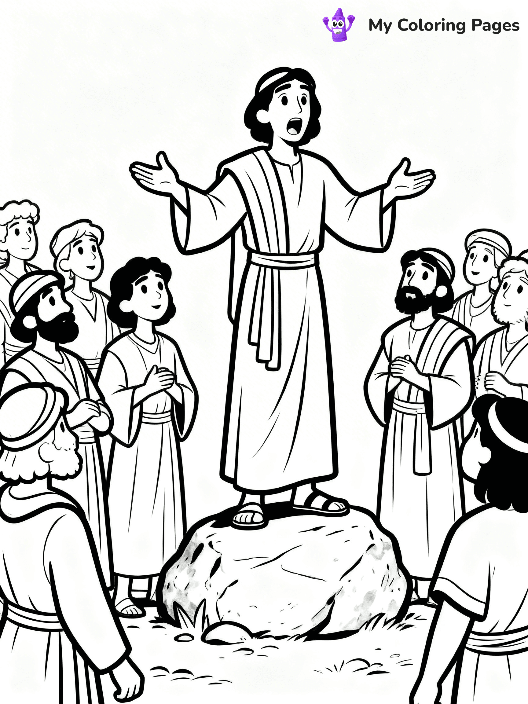 Jonah Coloring Pages - 12