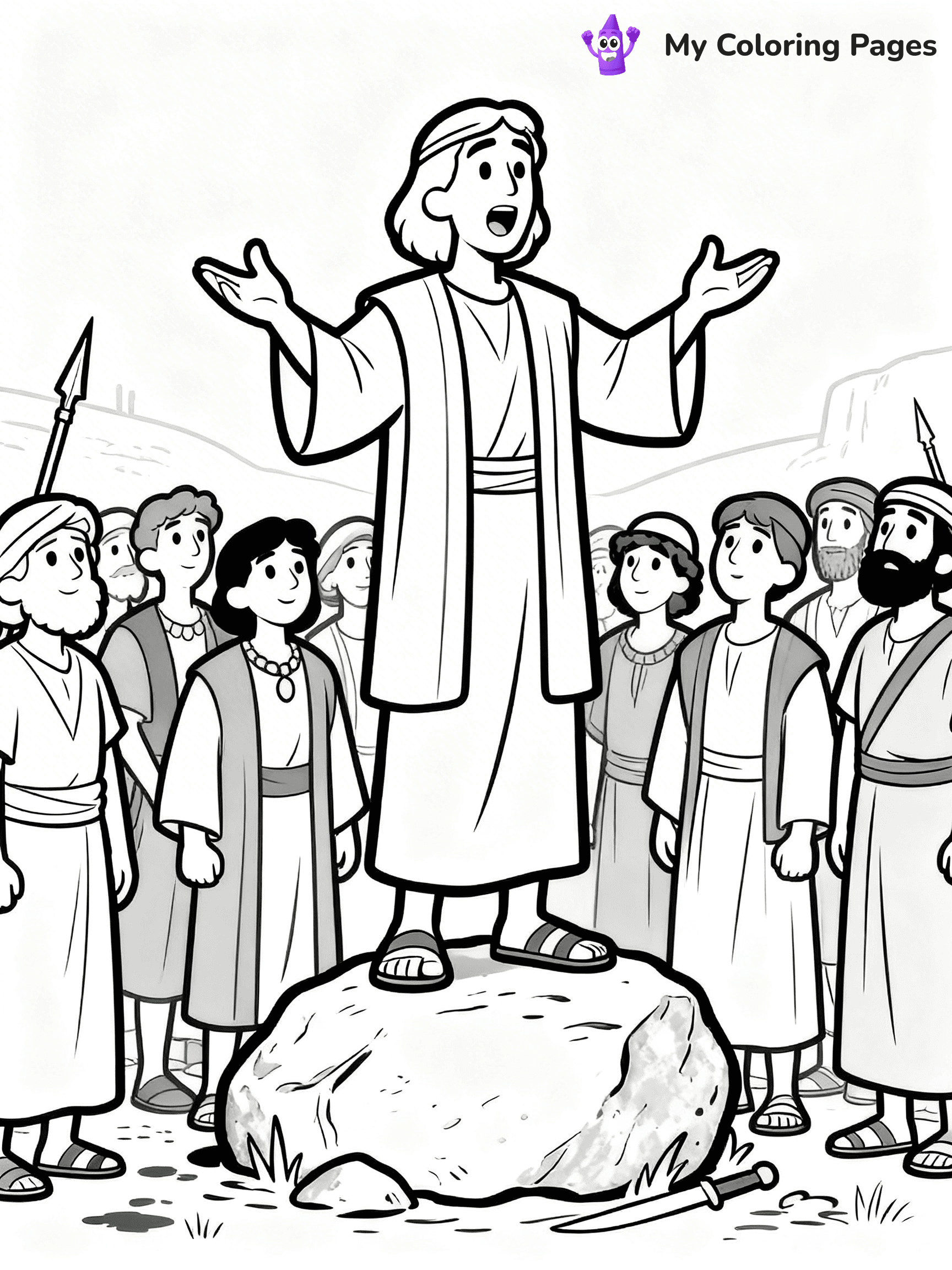 Jonah Coloring Pages - 11
