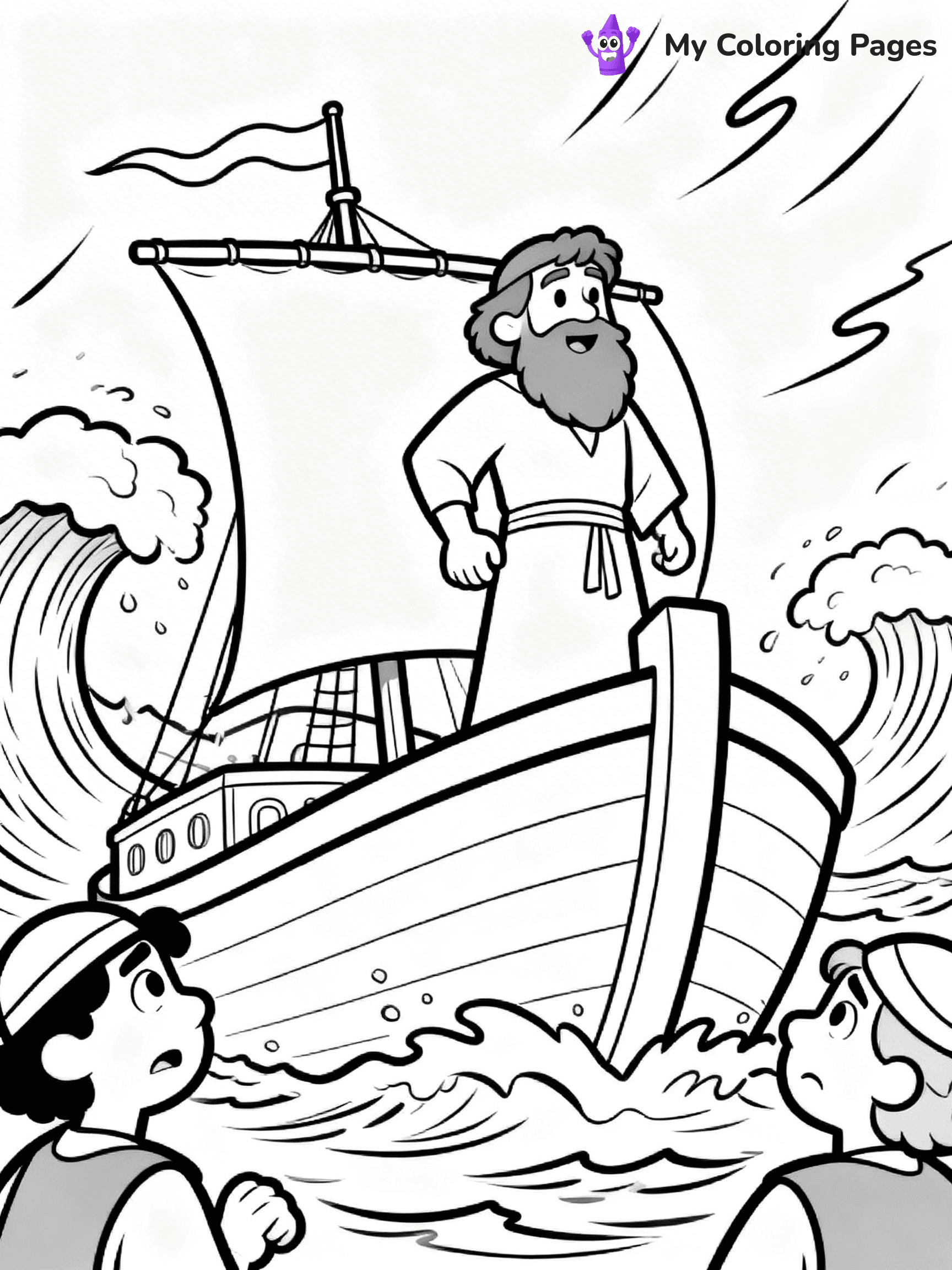Jonah Coloring Pages - 8