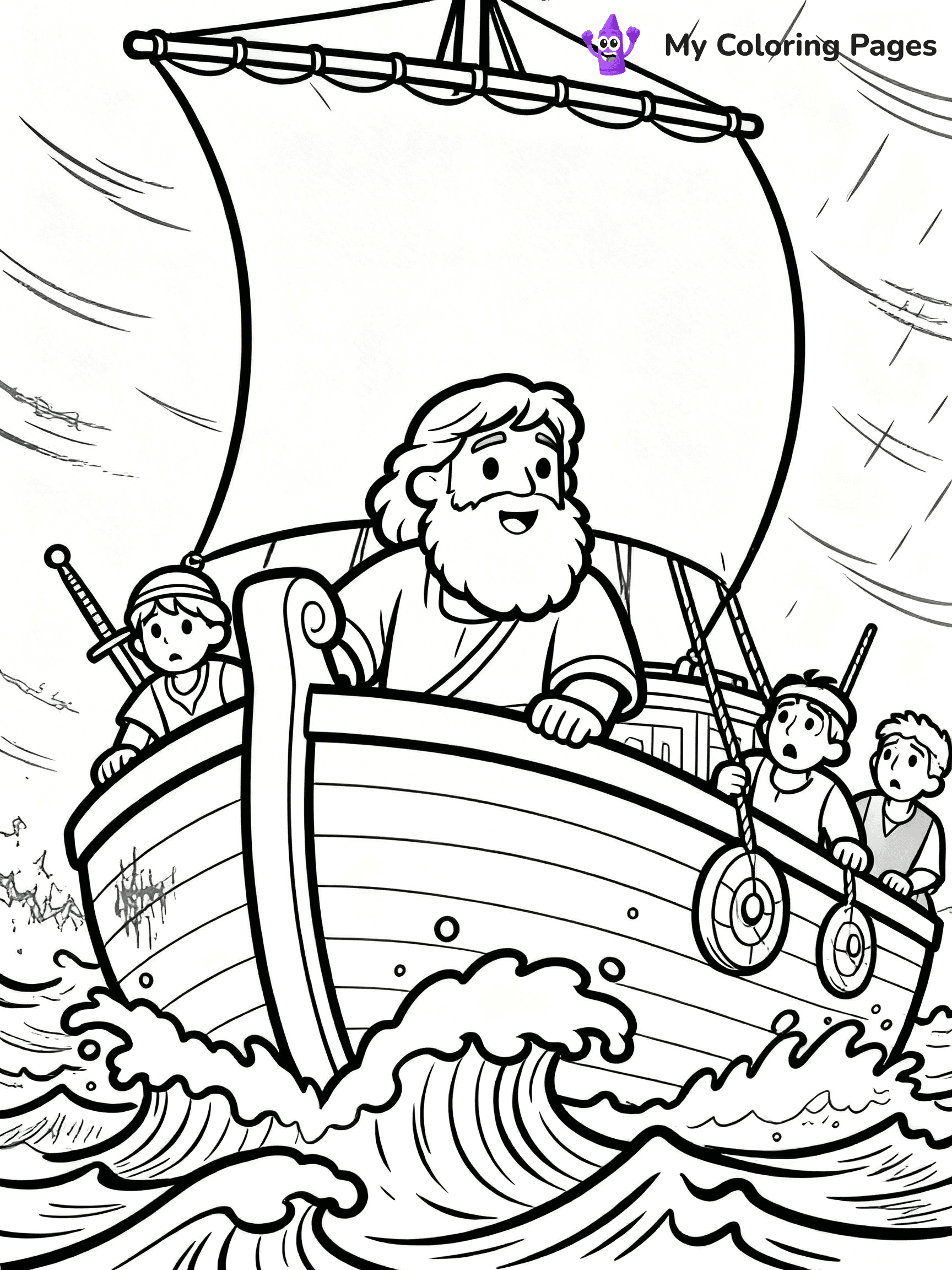 Jonah Coloring Pages - 7