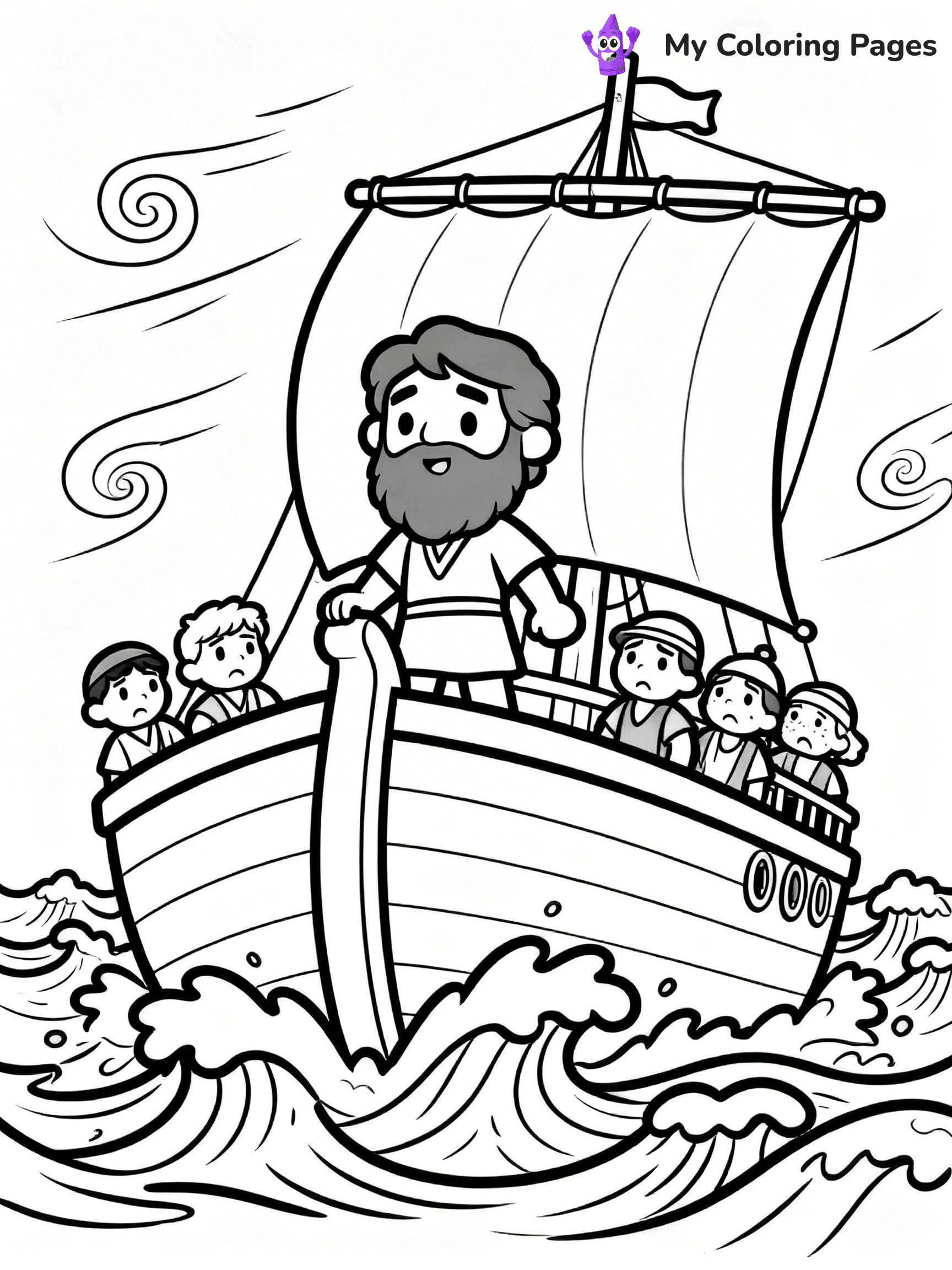 Jonah Coloring Pages - 5
