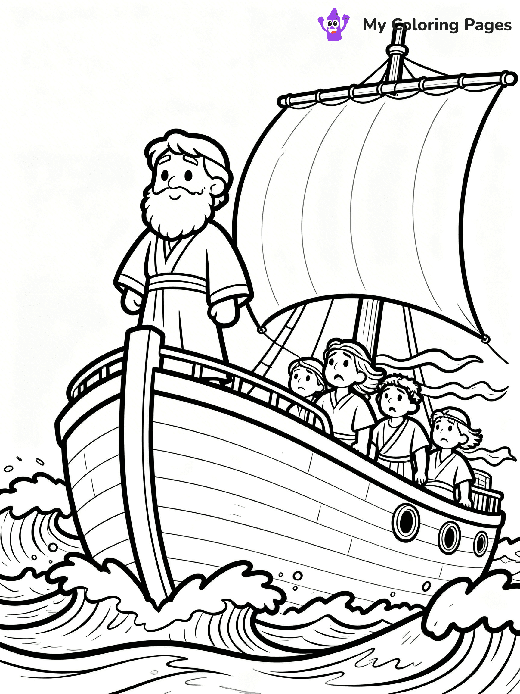 Jonah Coloring Pages - 4