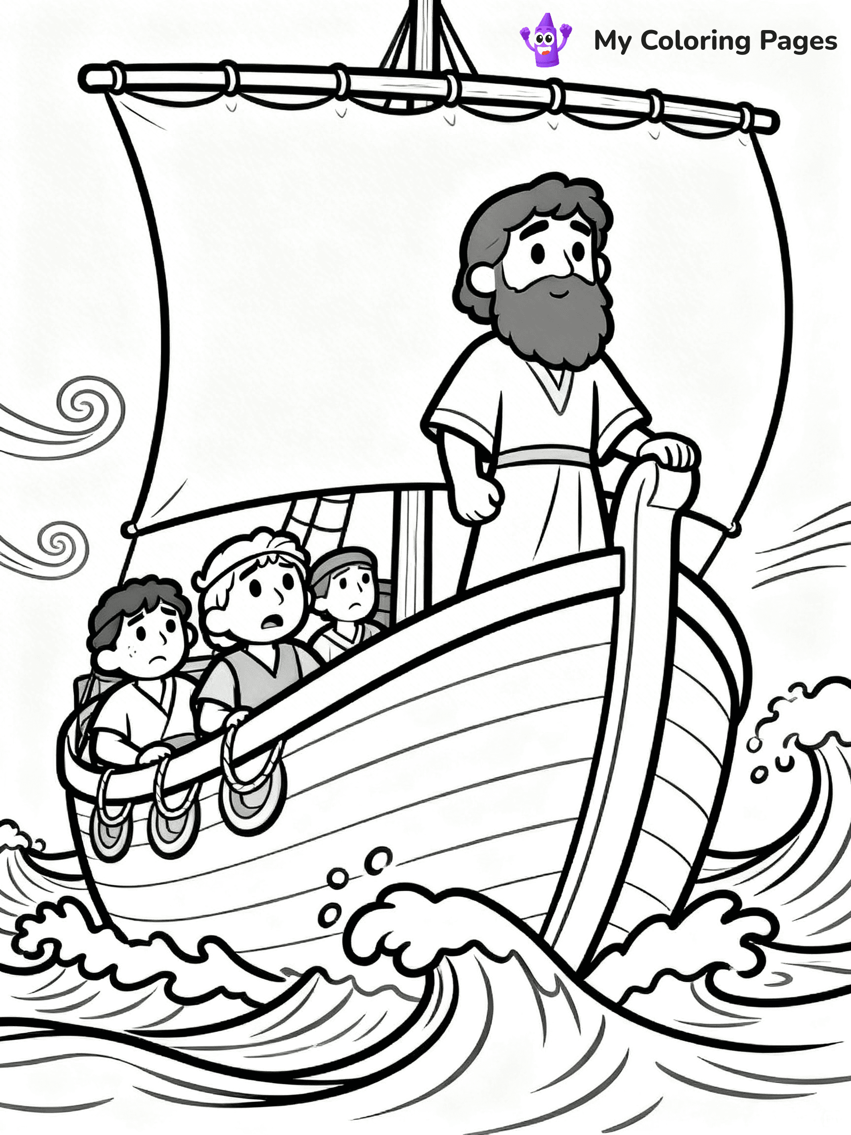 Jonah Coloring Pages - 3