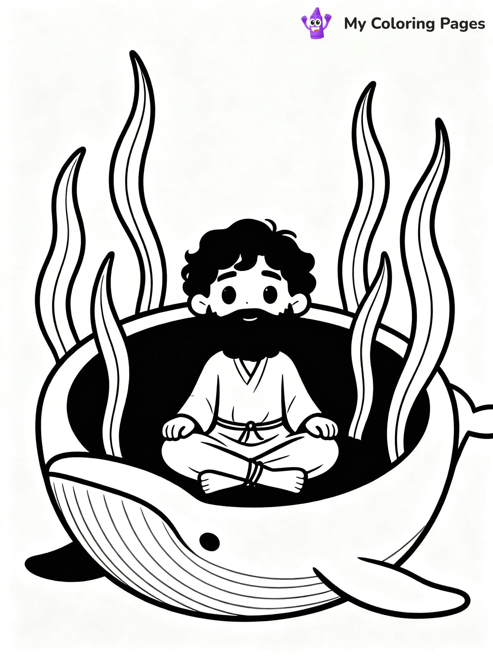 Jonah Coloring Pages - 1