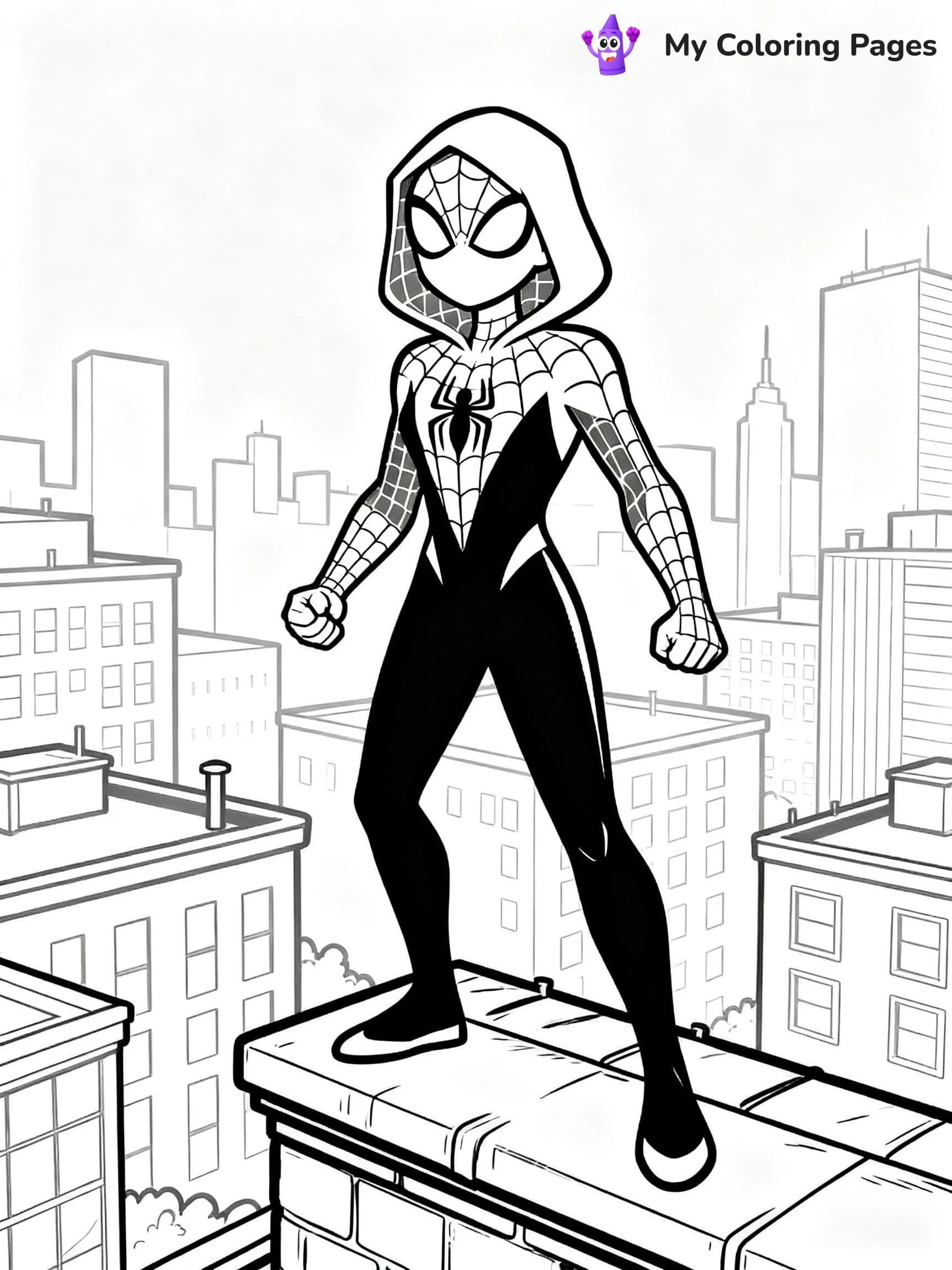 Spider Woman Coloring Pages - 21