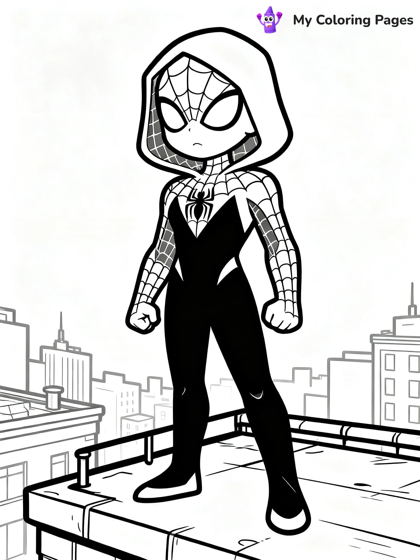 Spider Woman Coloring Pages - 16