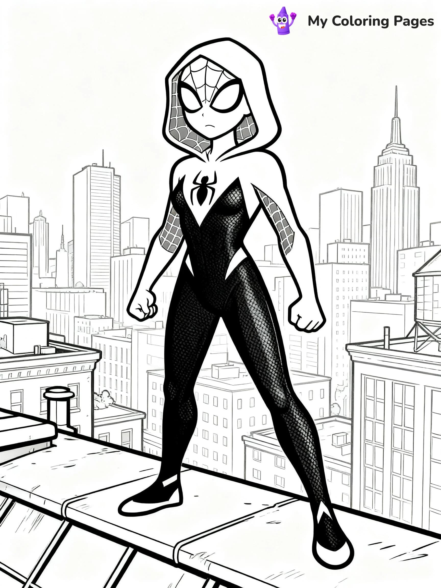 Spider Woman Coloring Pages - 15