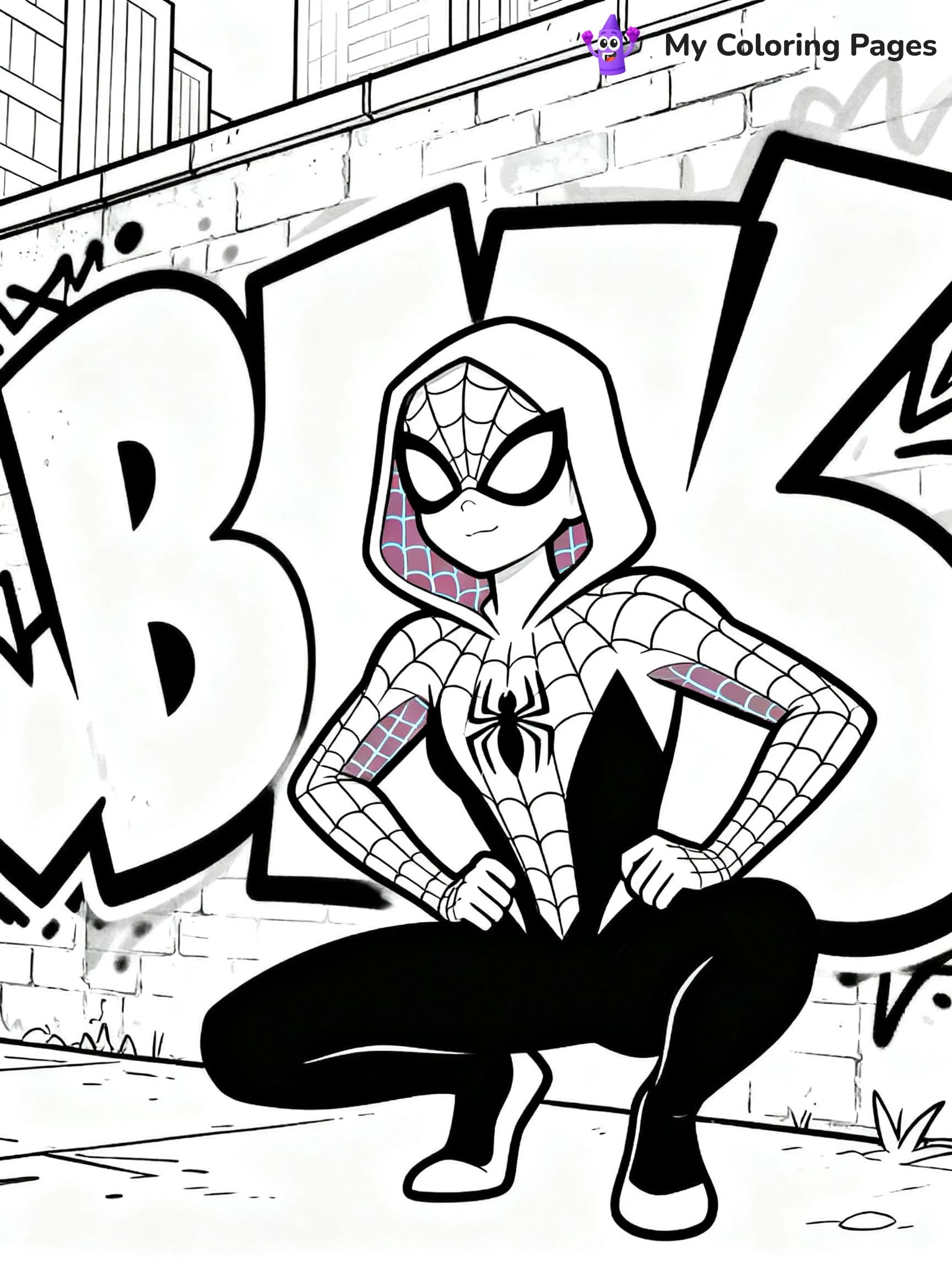 Spider Woman Coloring Pages - 14