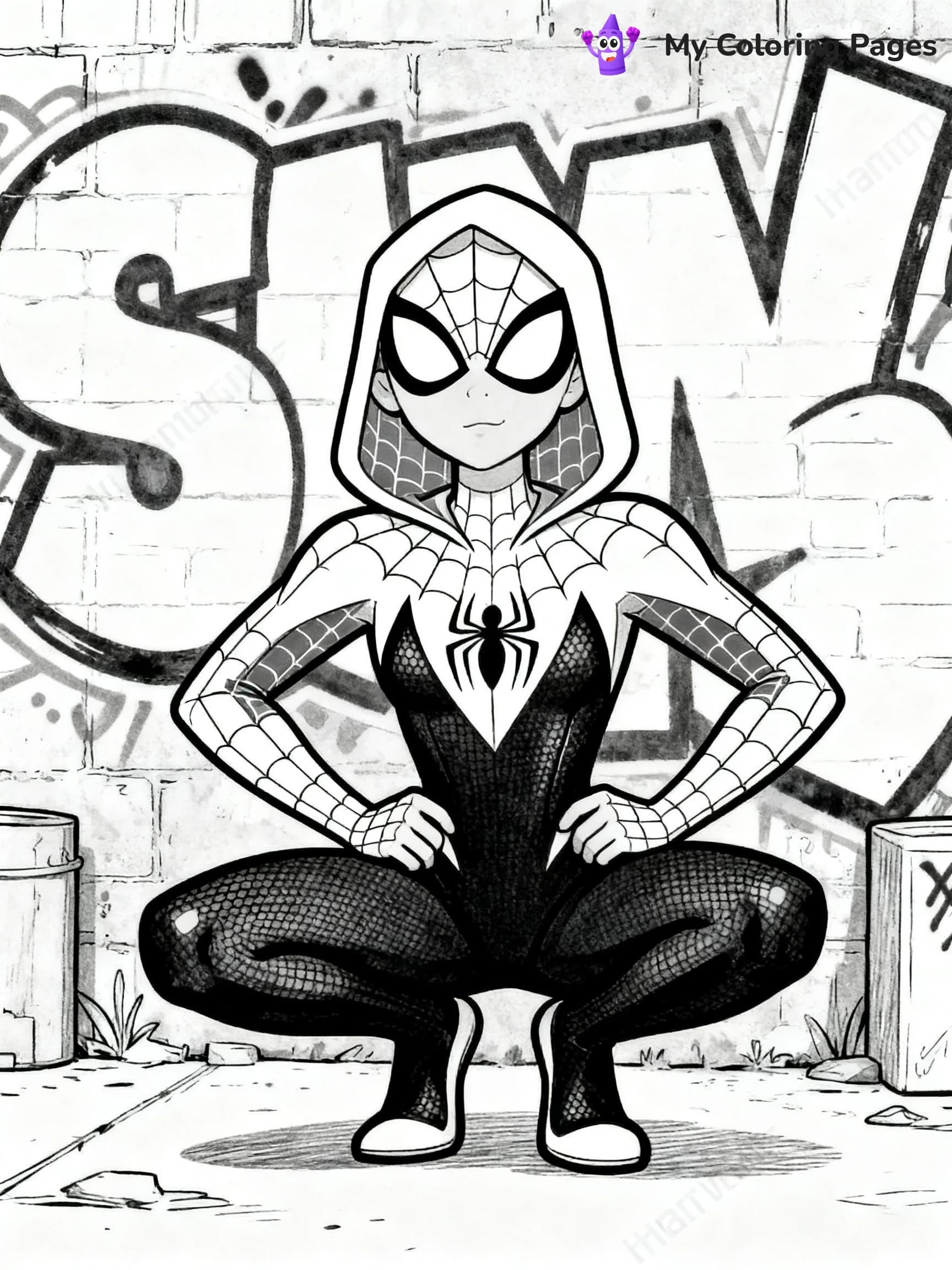 Spider Woman Coloring Pages - 13