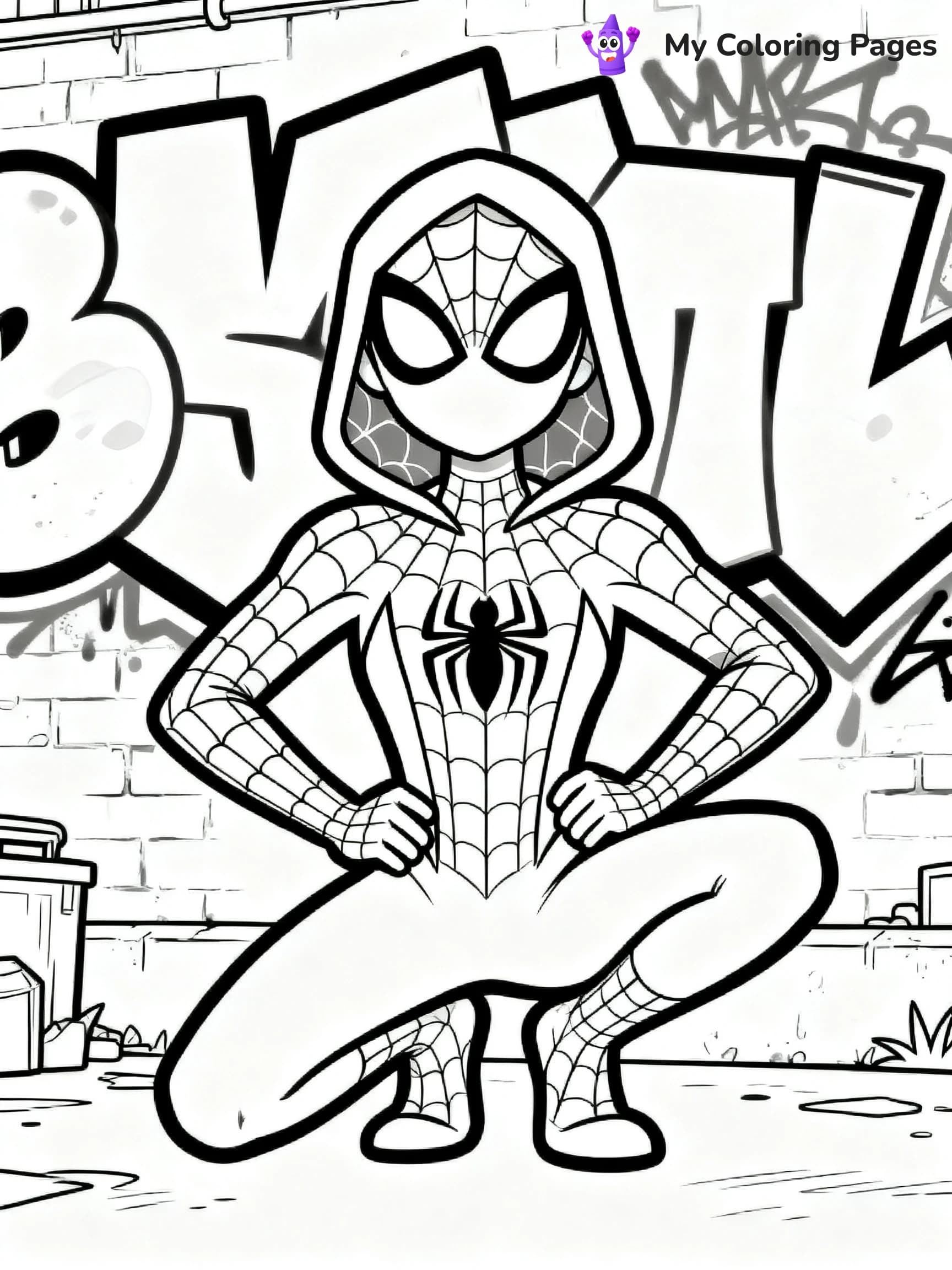 Spider Woman Coloring Pages - 11