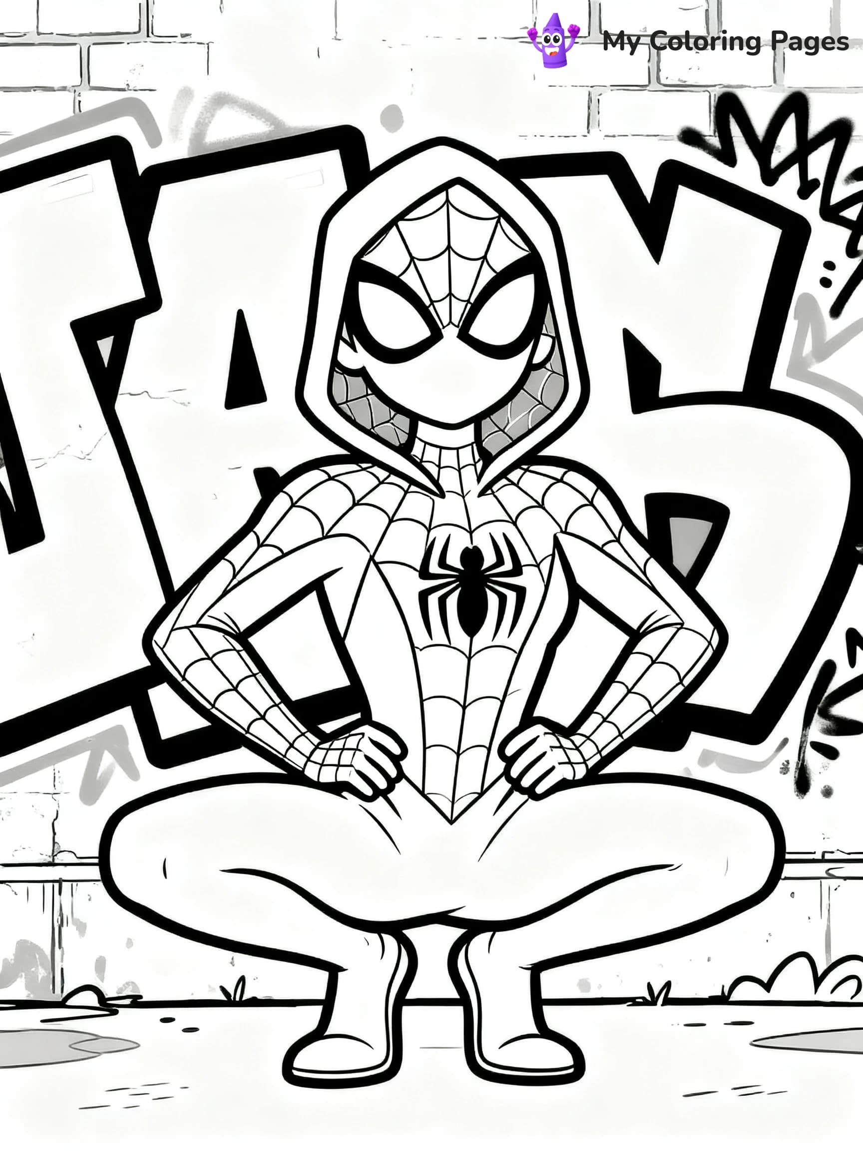Spider Woman Coloring Pages - 10