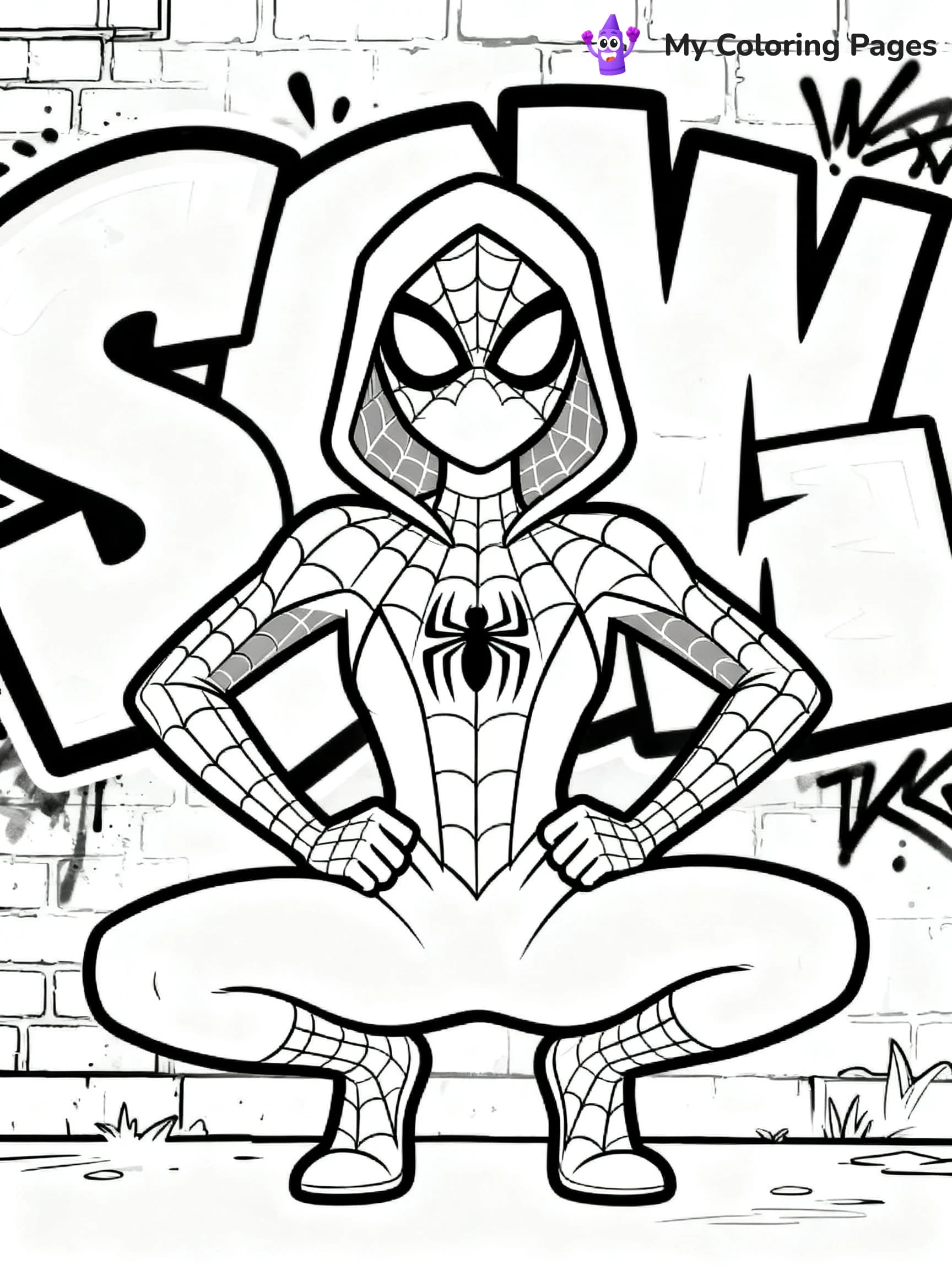 Spider Woman Coloring Pages - 9