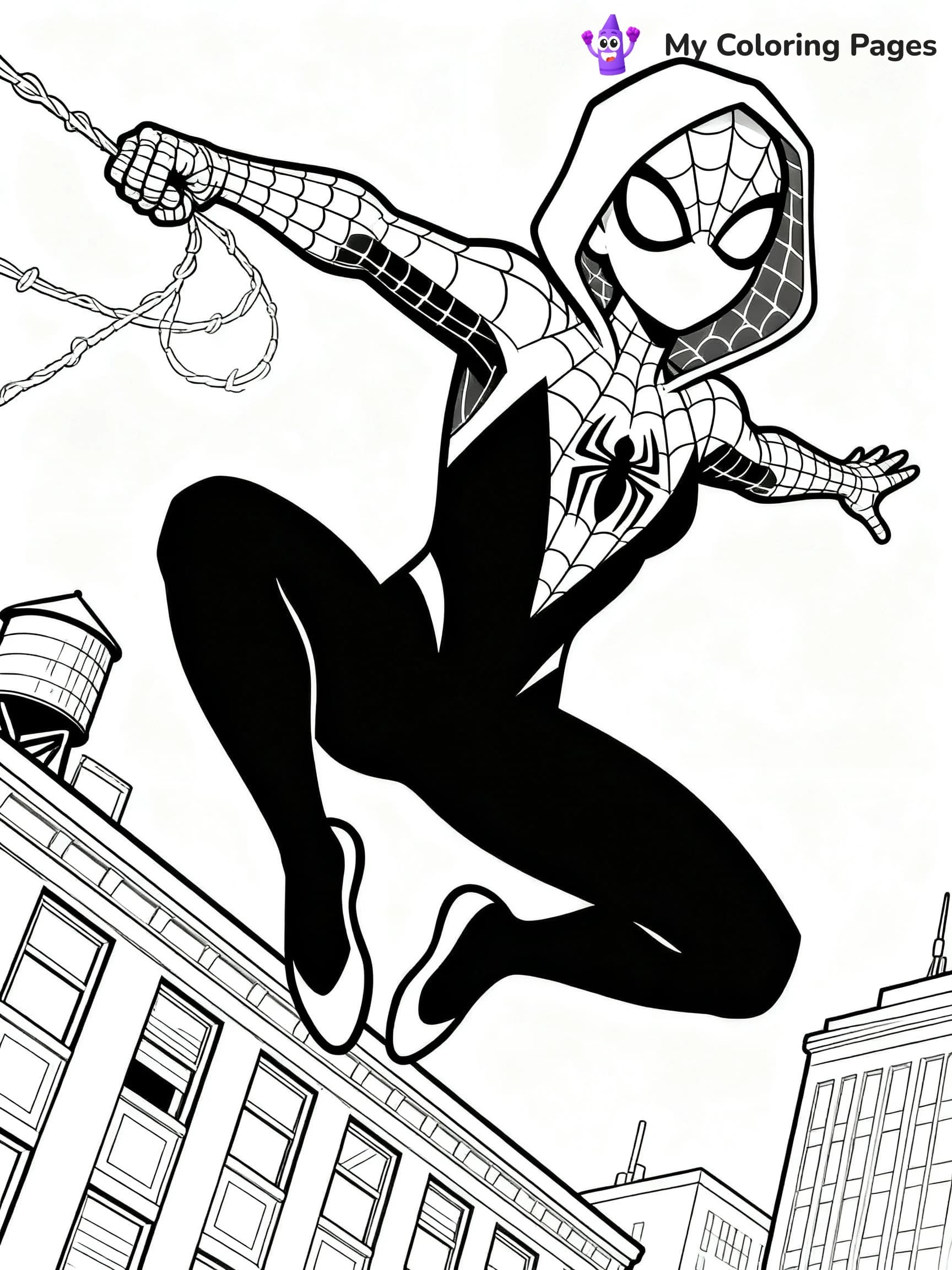 Spider Woman Coloring Pages - 7