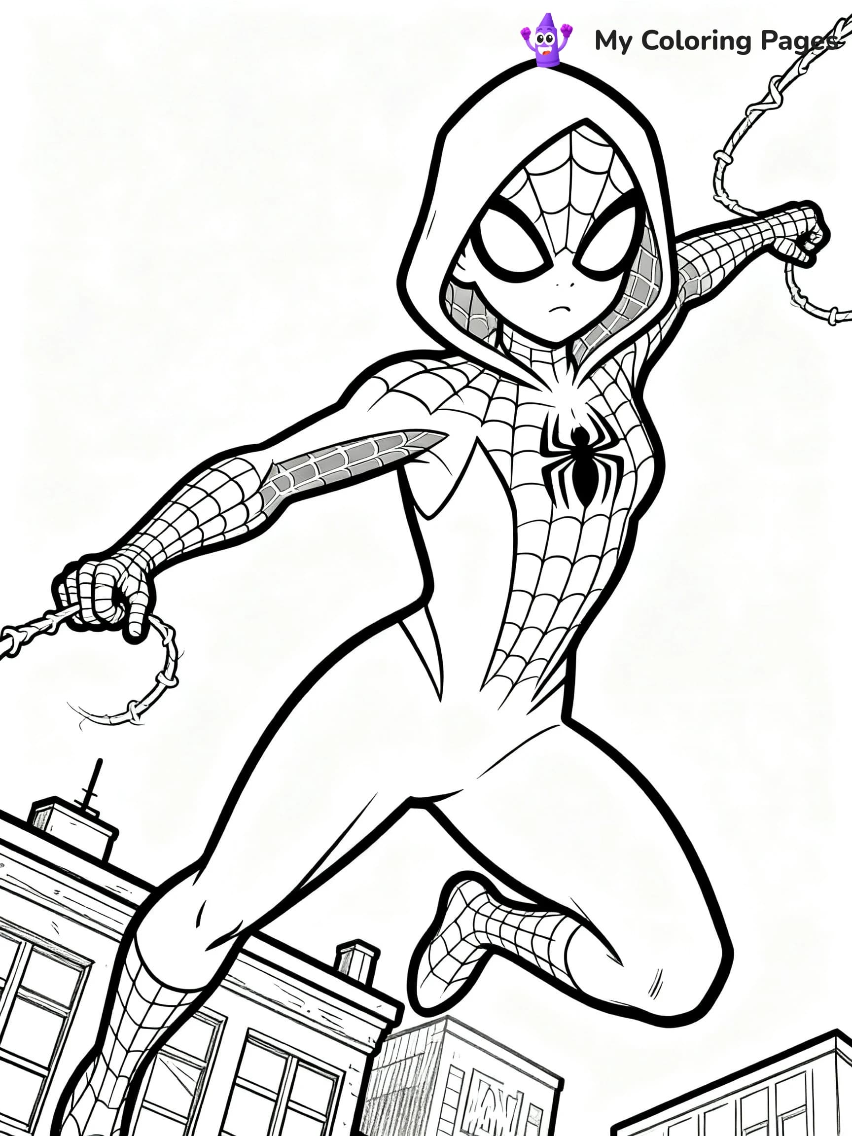 Spider Woman Coloring Pages - 6